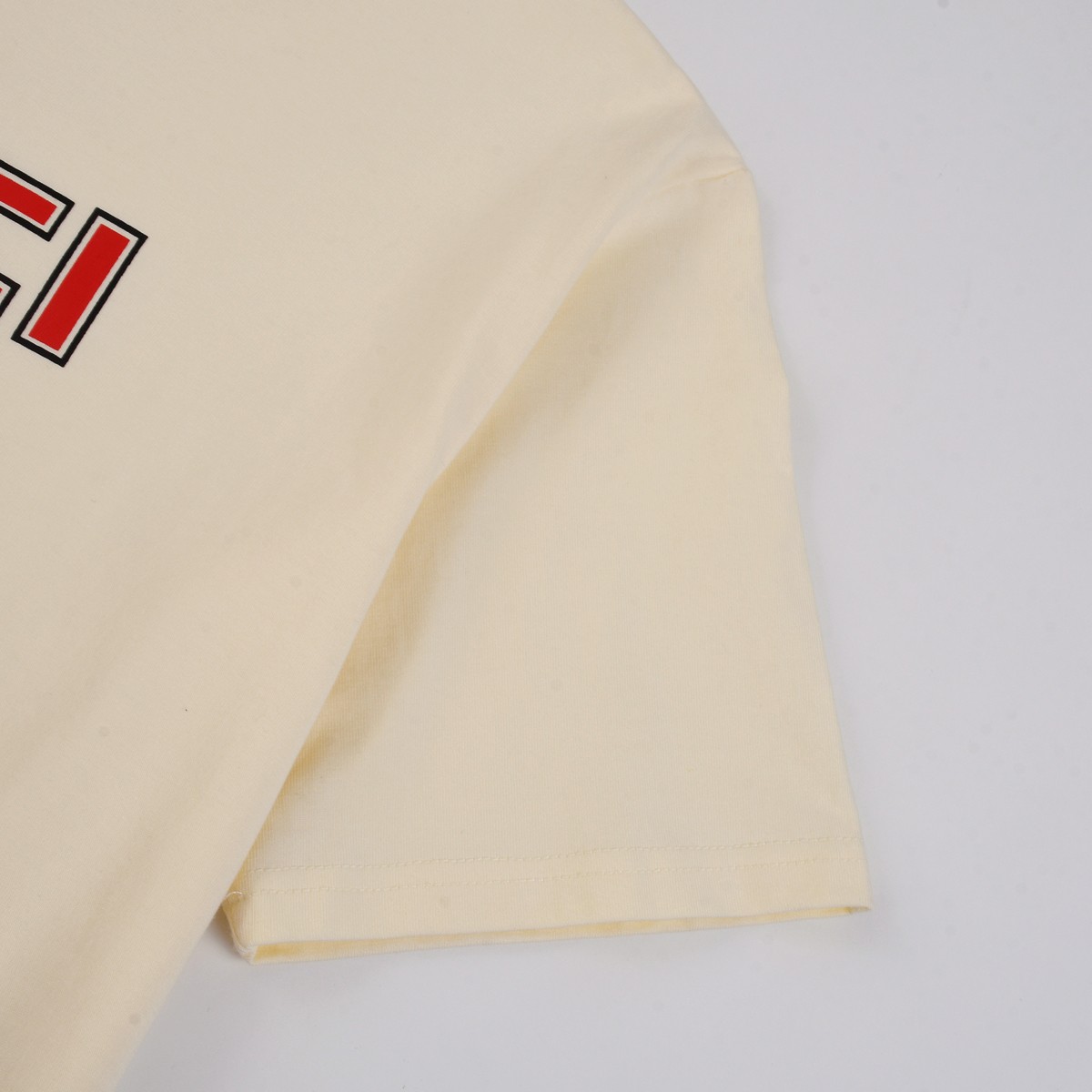 個性的な gucci t シャツ ミッキー偽物 100%綿 半袖トップス シンプル プリント 上質 杏色_8