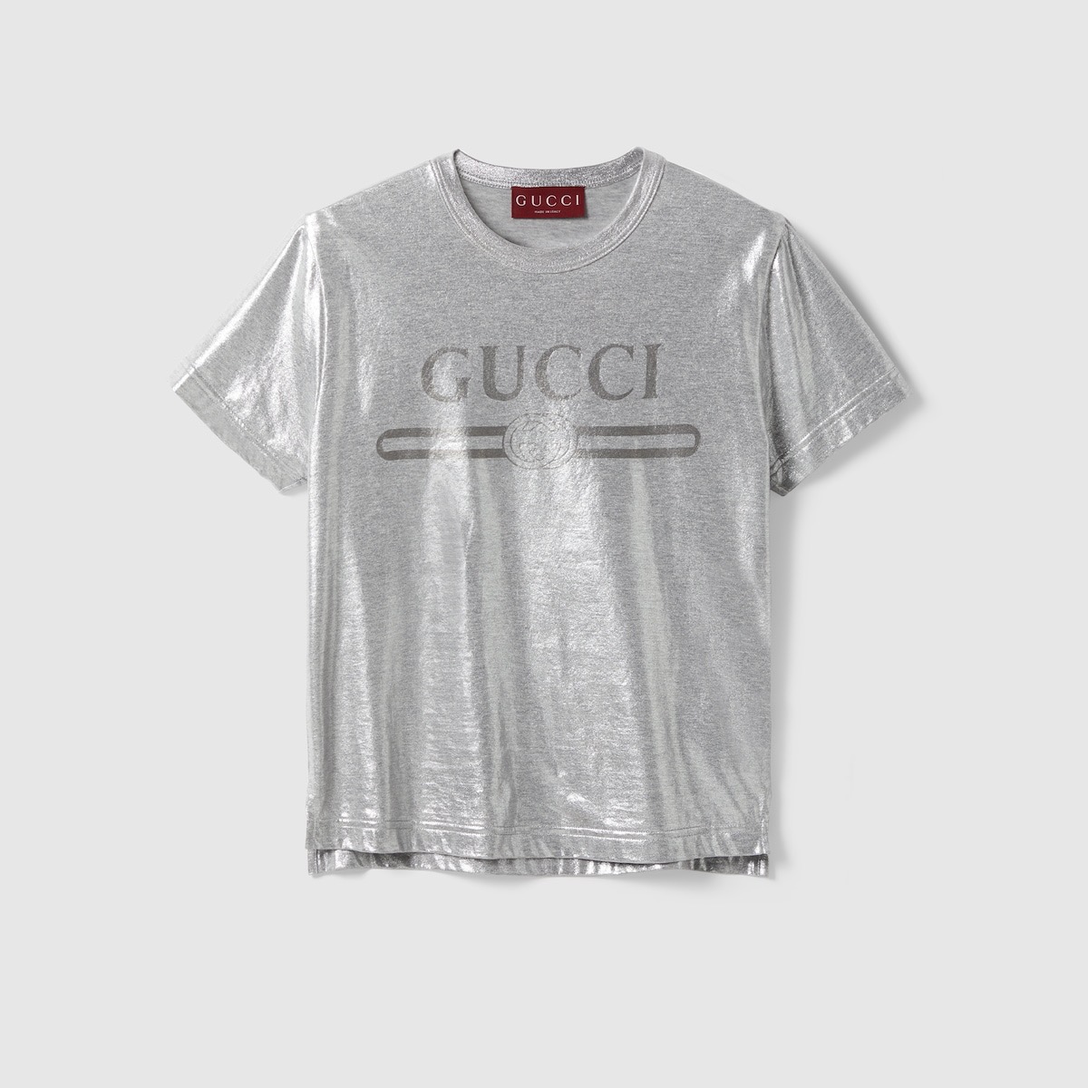 人気販売 gucci カッター シャツコピー ゆったり プリント 100%綿 短袖 トップス シンプル グレー_3