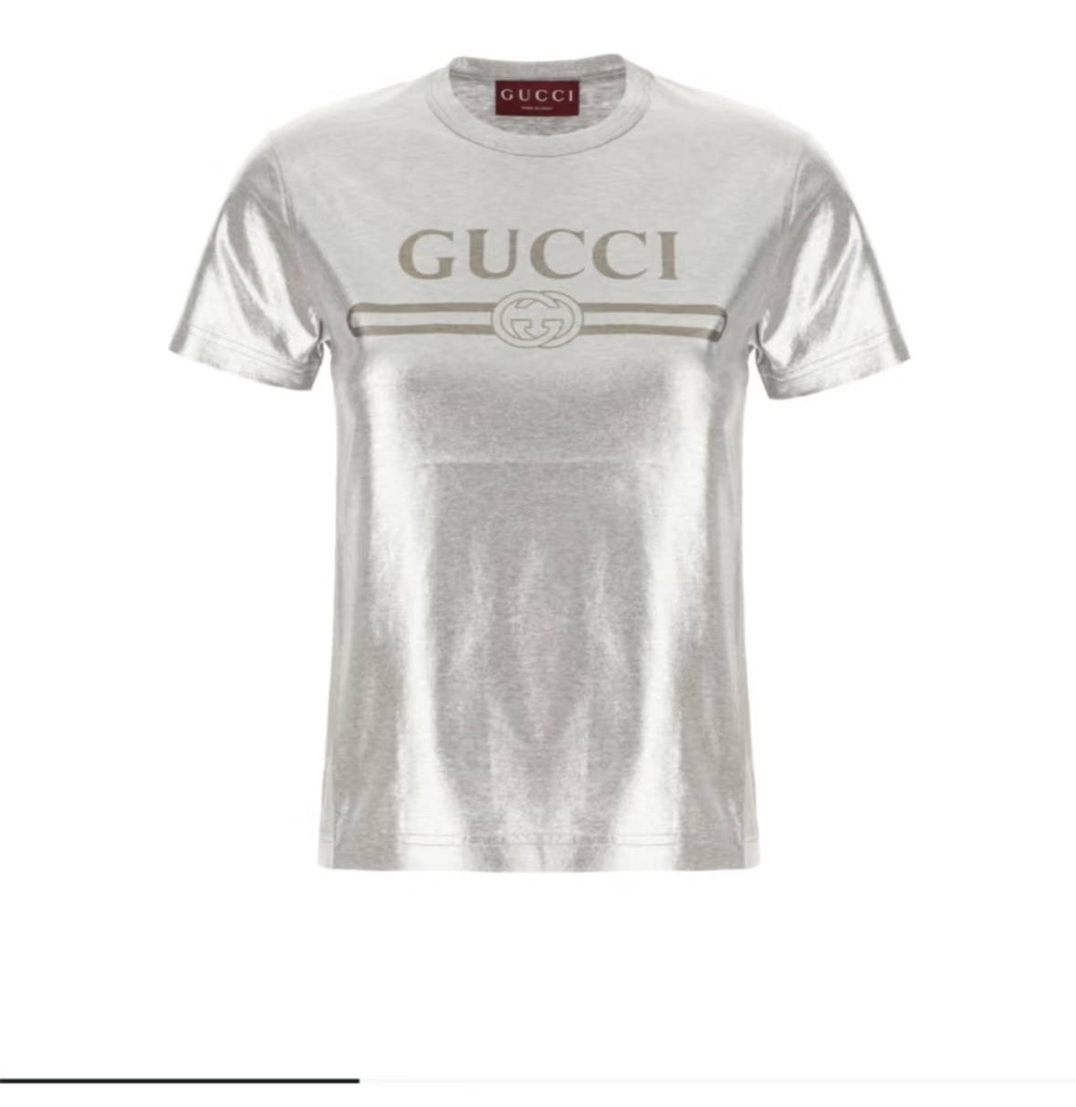 人気販売 gucci カッター シャツコピー ゆったり プリント 100%綿 短袖 トップス シンプル グレー_5