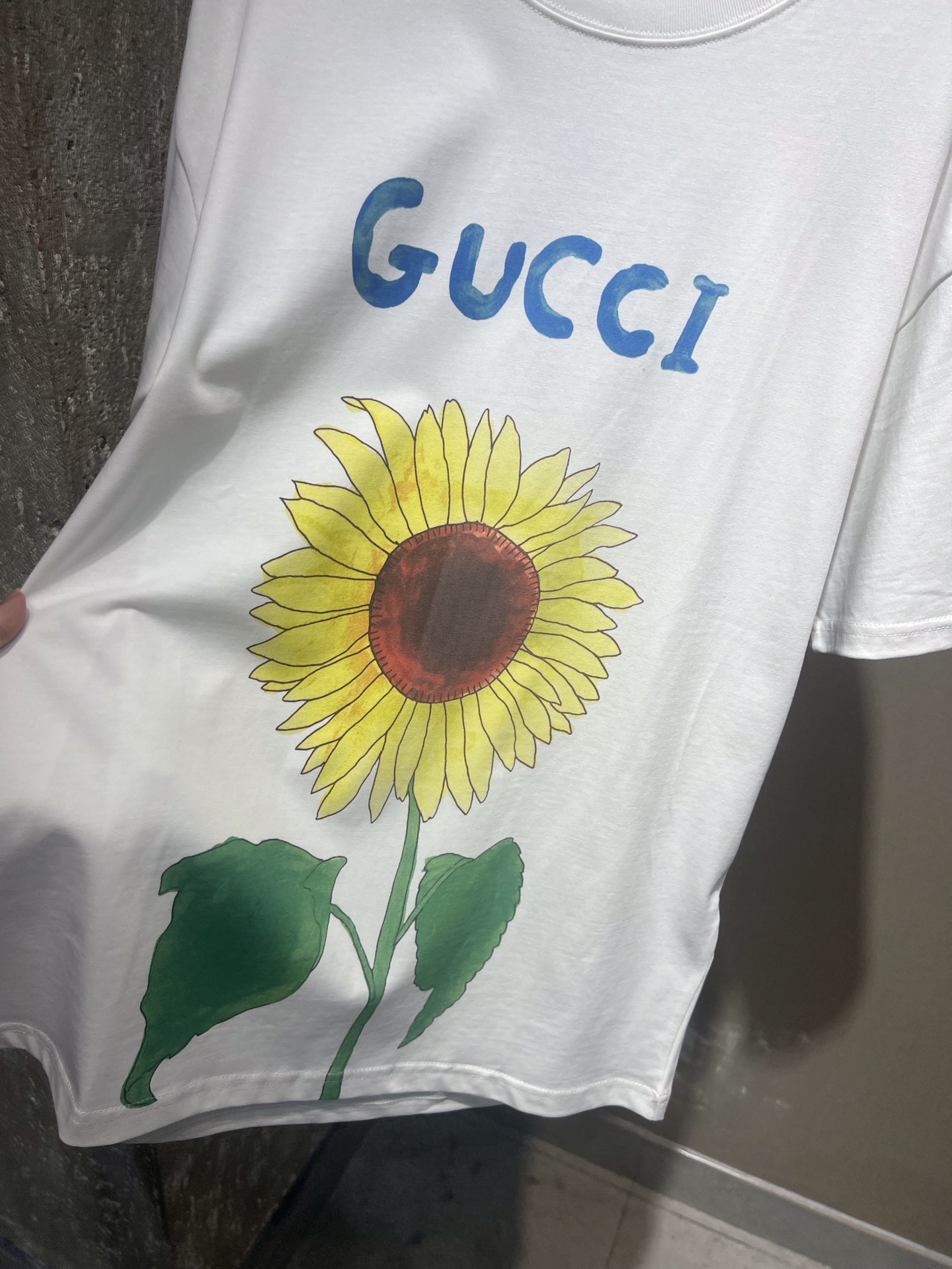 gucci クマ t シャツスーパーコピー ゆったり プリント 100%綿 短袖 トップス 男女兼用 ホワイト_4