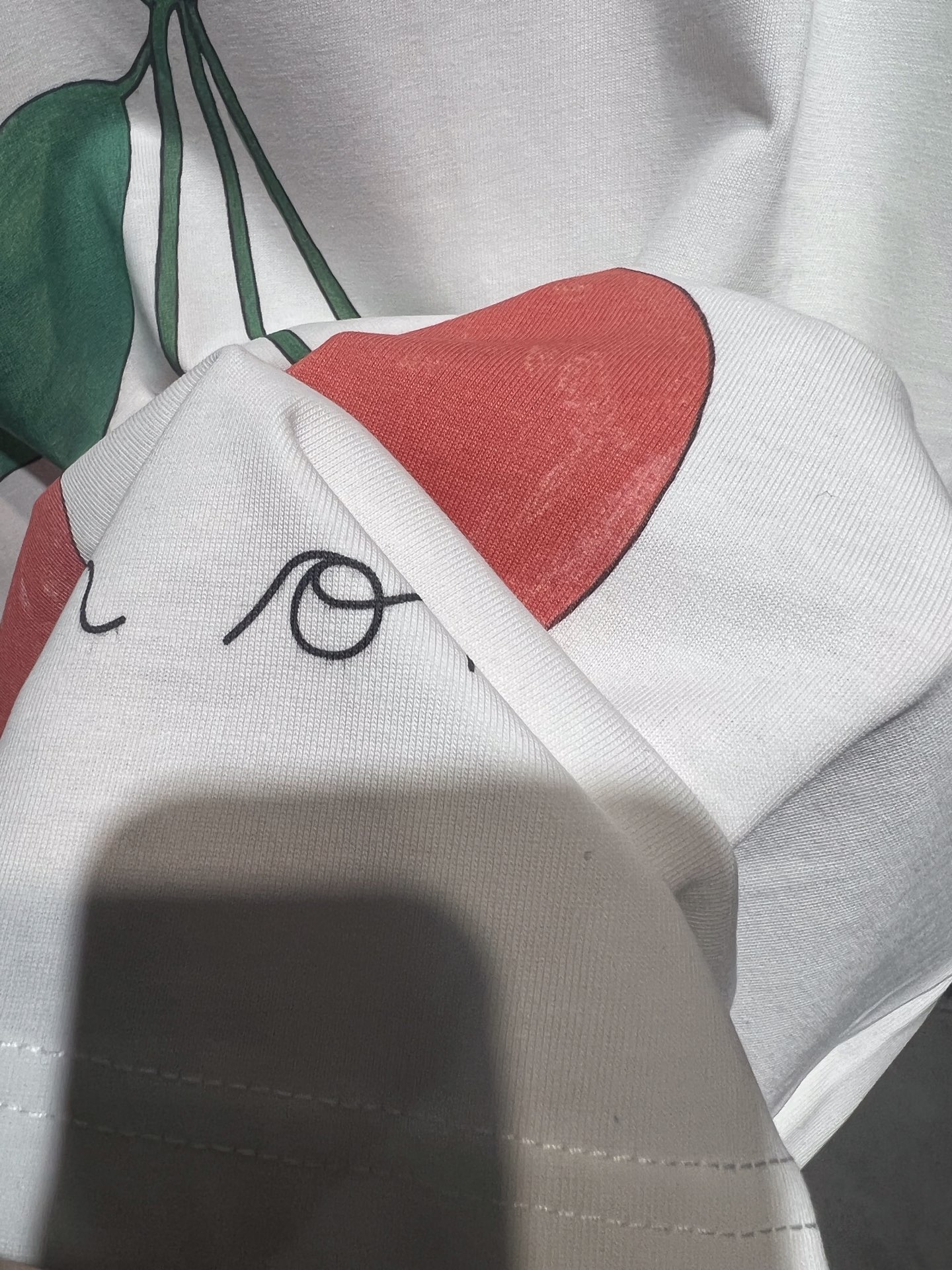 最新の2025年 gucci ば な にゃ t シャツコピー ゆったり プリント 100%綿 短袖 トップス 男女兼用 ホワイト_5