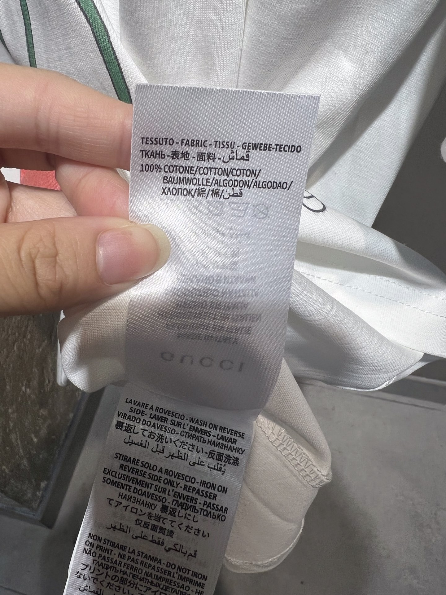 最新の2025年 gucci ば な にゃ t シャツコピー ゆったり プリント 100%綿 短袖 トップス 男女兼用 ホワイト_7