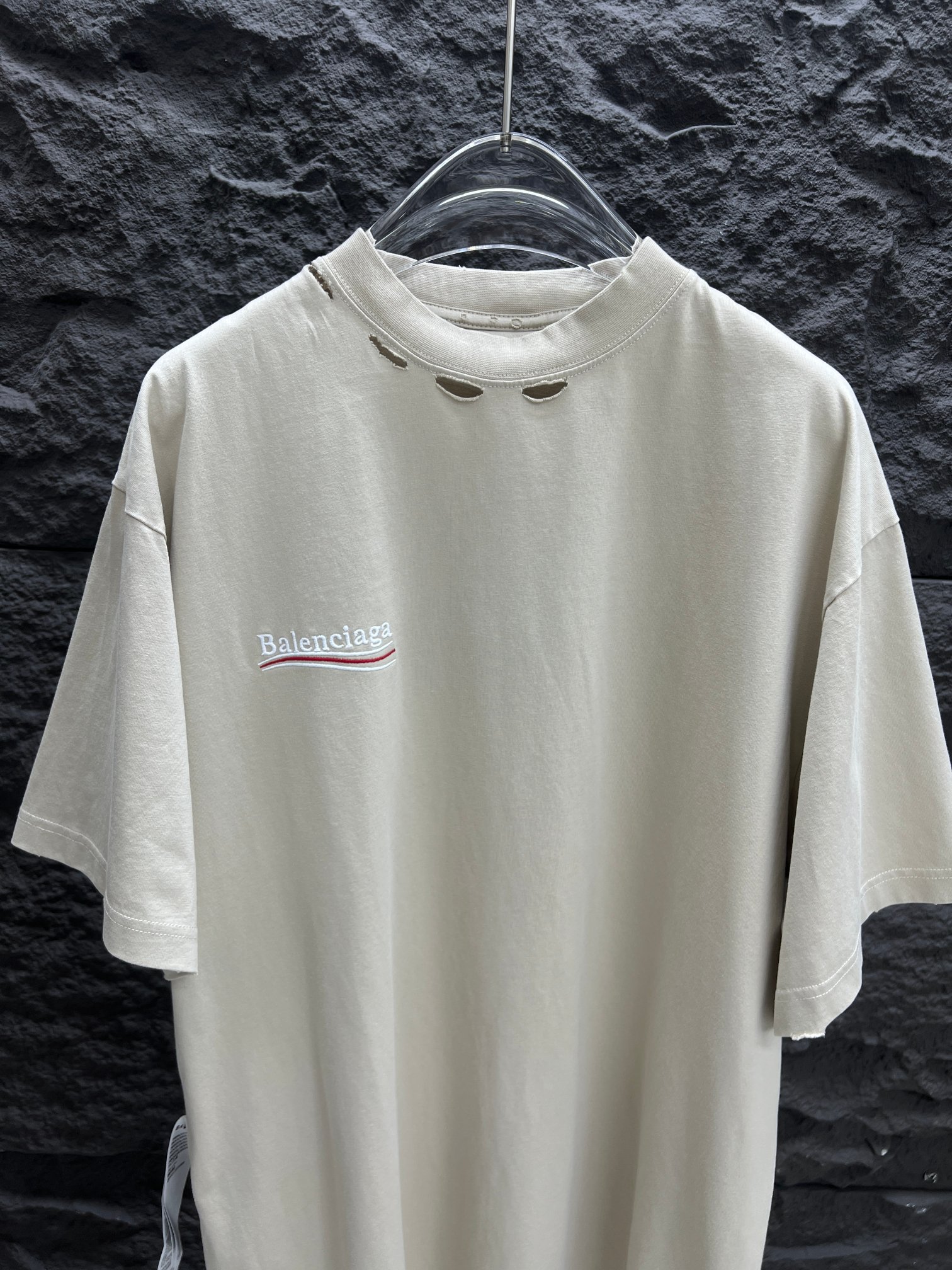 夏新作 バレンシアガtシャツ 値段スーパーコピー トップス ロゴプリント 純綿 半袖 ホワイト_4