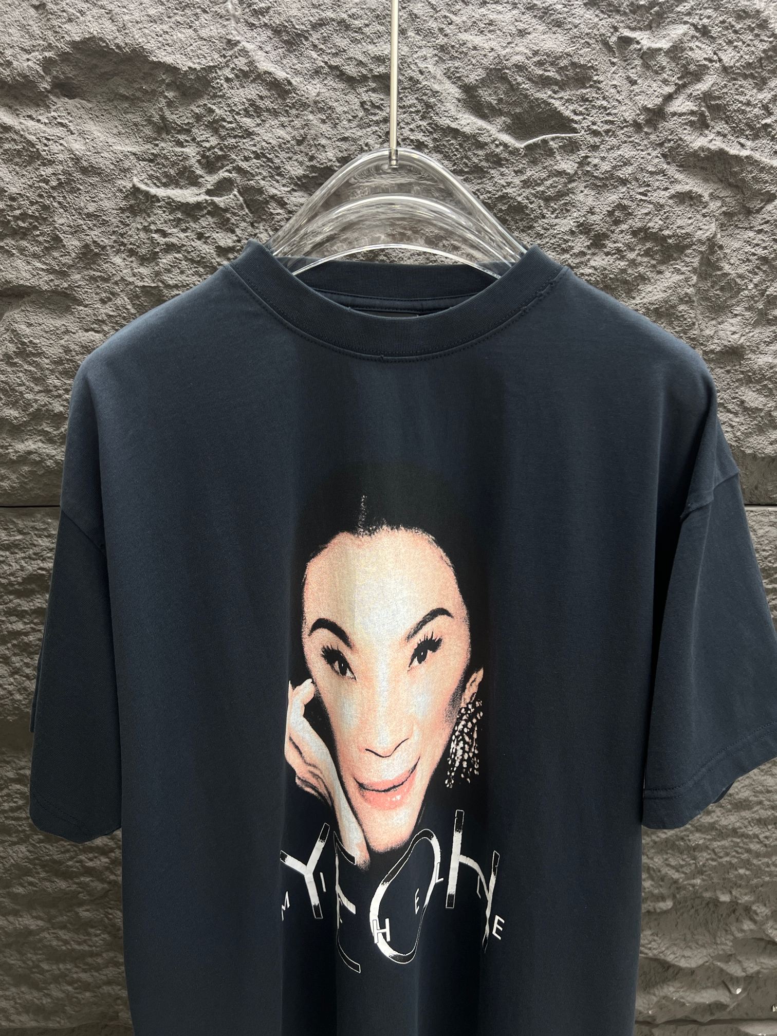 バレンシアガtシャツ メンズ偽物 トップス 半袖 プリント 純綿 ゆったり ブラック_6