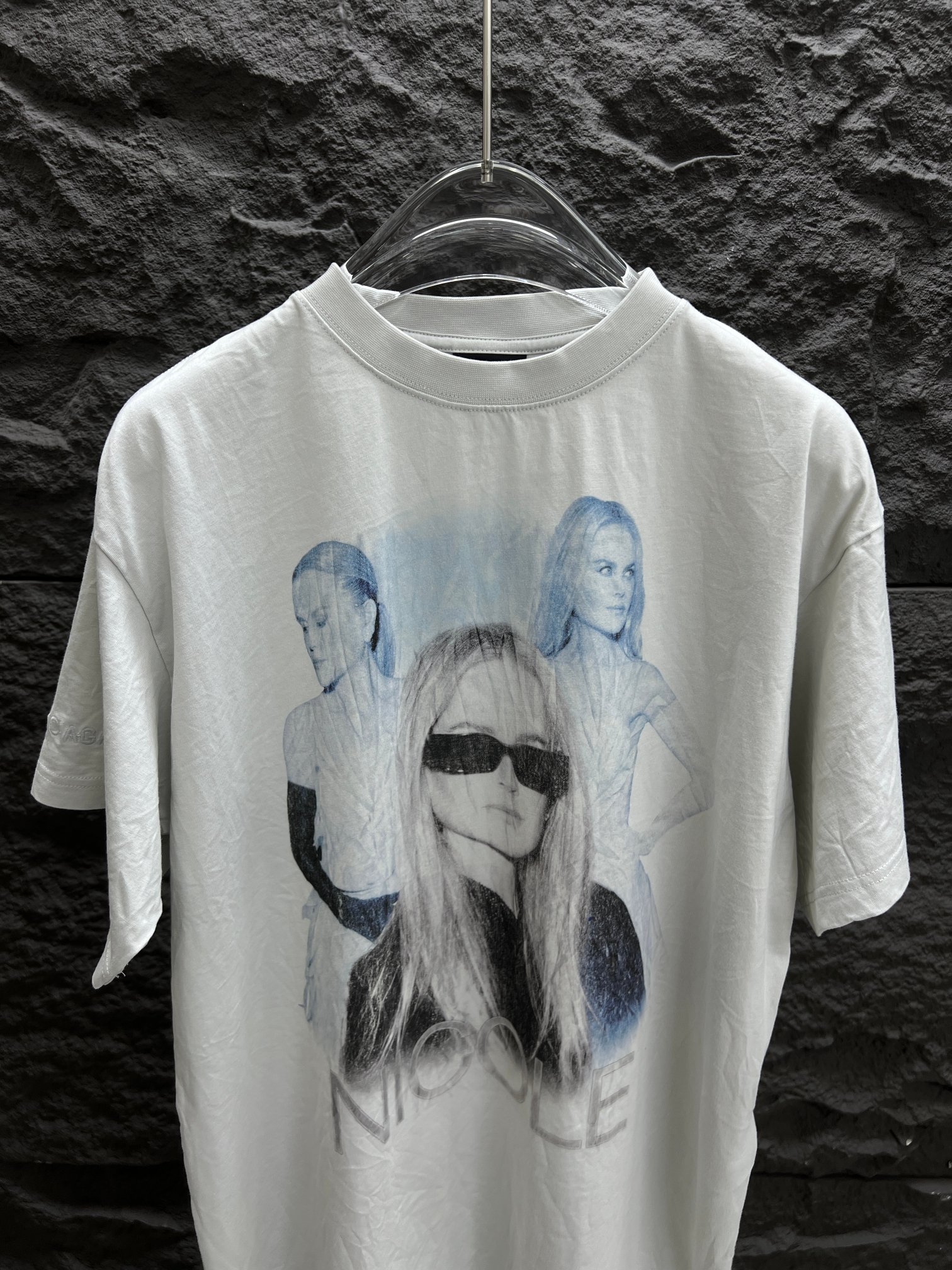 お値打ち価格メンズ バレンシアガtシャツスーパーコピートップス 半袖 プリント 純綿 ゆったり ホワイト_2