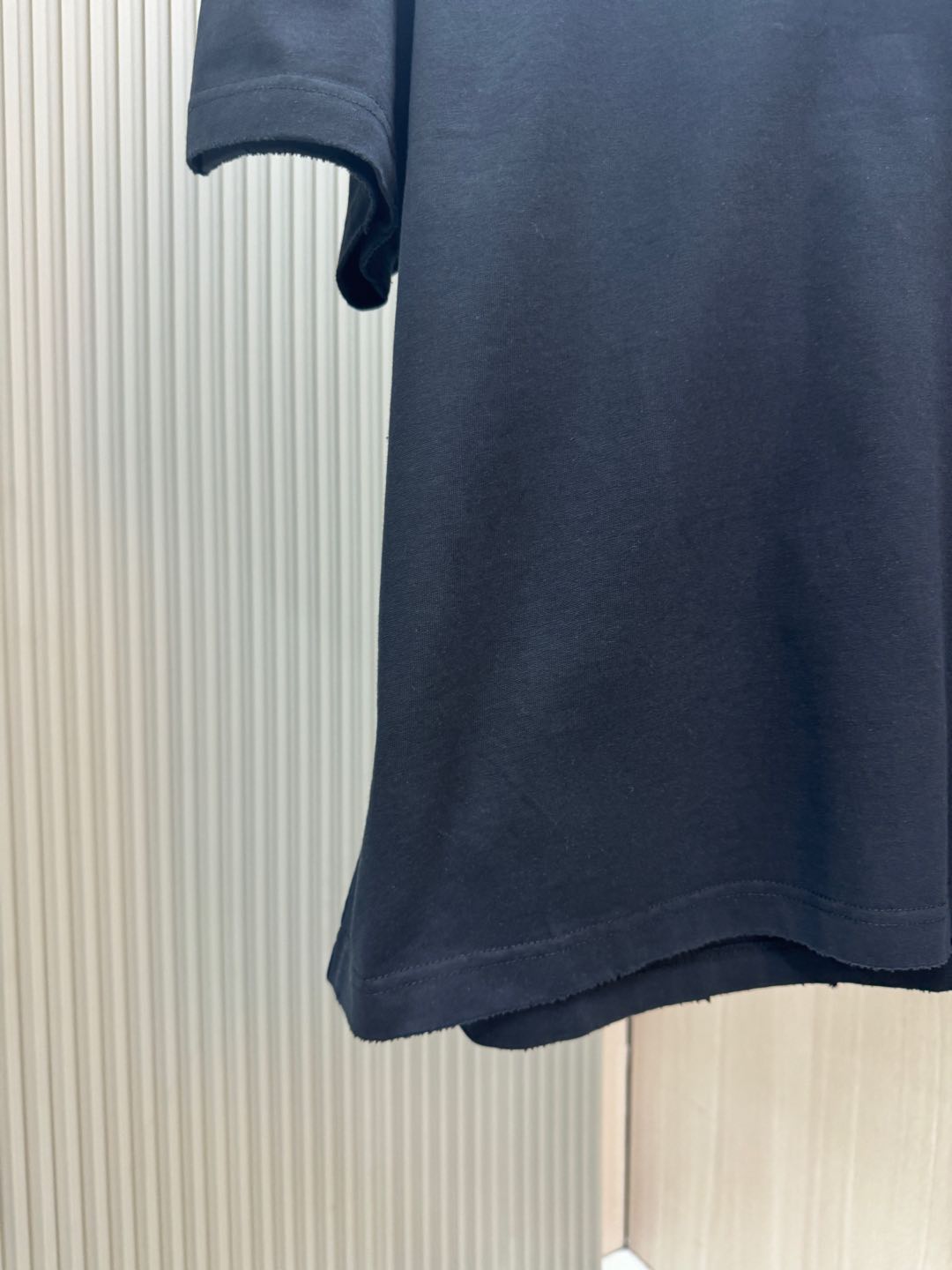 バレンシアガ 半袖tシャツ偽物 トップス 半袖 プリント 純綿 ゆったり 男女兼用 ブラック_4