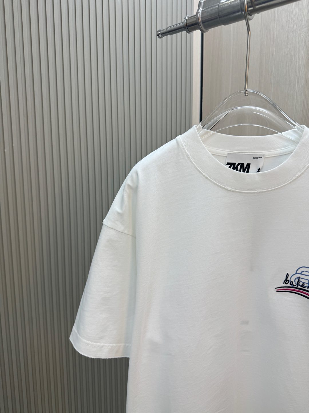 バレンシアガ 半袖シャツ激安通販 トップス プリント 純綿tシャツ ゆったり 男女兼用 ホワイト_2