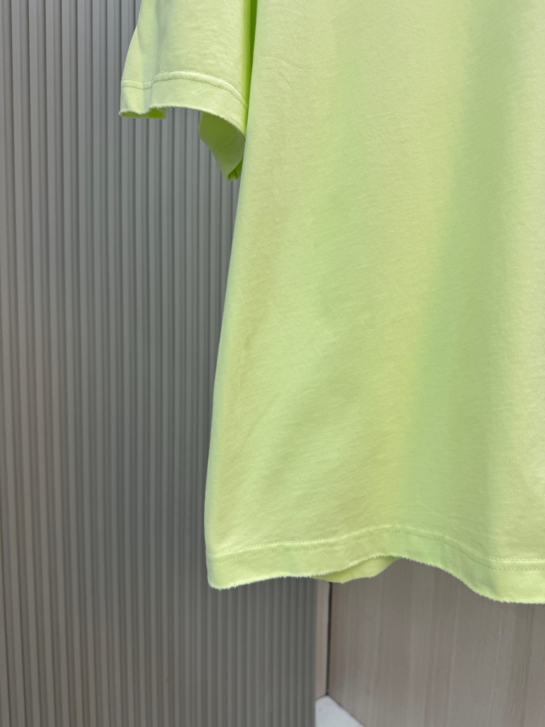 メンズ バレンシアガ tシャツコピー トップス プリント 純綿tシャツ ゆったり 男女兼用 イエロー_5