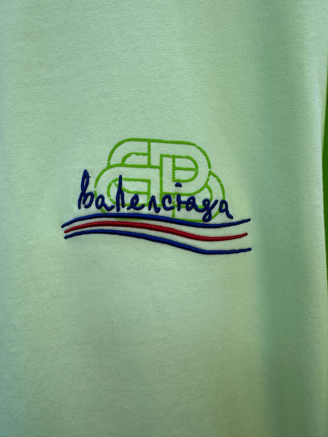メンズ バレンシアガ tシャツコピー トップス プリント 純綿tシャツ ゆったり 男女兼用 イエロー_7