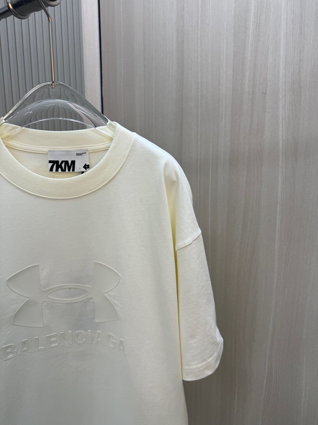バレンシアガ ヒカキンスーパーコピー トップス プリント 純綿tシャツ ゆったり 男女兼用 ホワイト_3