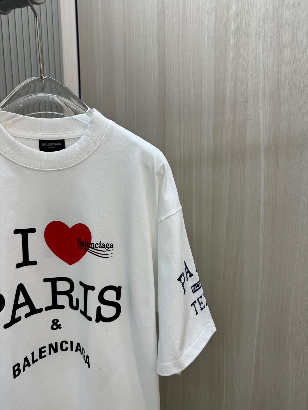 バレンシアガ ロゴシャツ偽物 トップス プリント 純綿tシャツ 柔らかい ゆったり ホワイト_3
