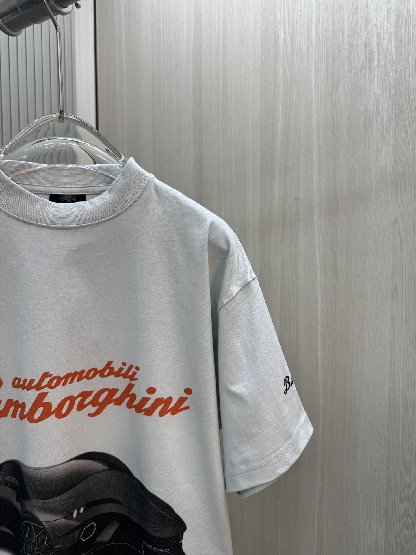 バレンシアガワイシャツＮ級品 トップス プリント 純綿tシャツ 柔らかい ゆったり ホワイト_3