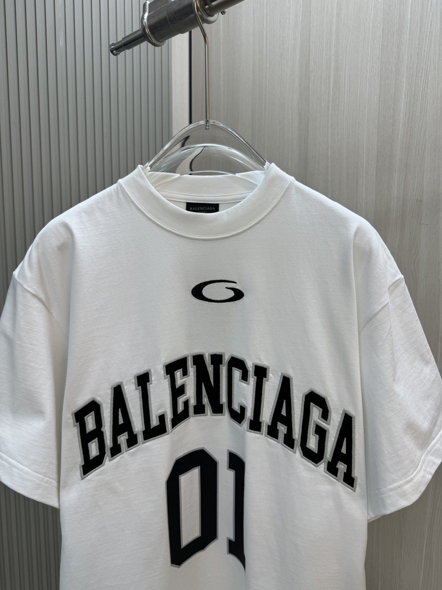バレンシアガトップススーパーコピー Ｔシャツ トップス プリント 100％綿 短袖 ゆったり ホワイト_4