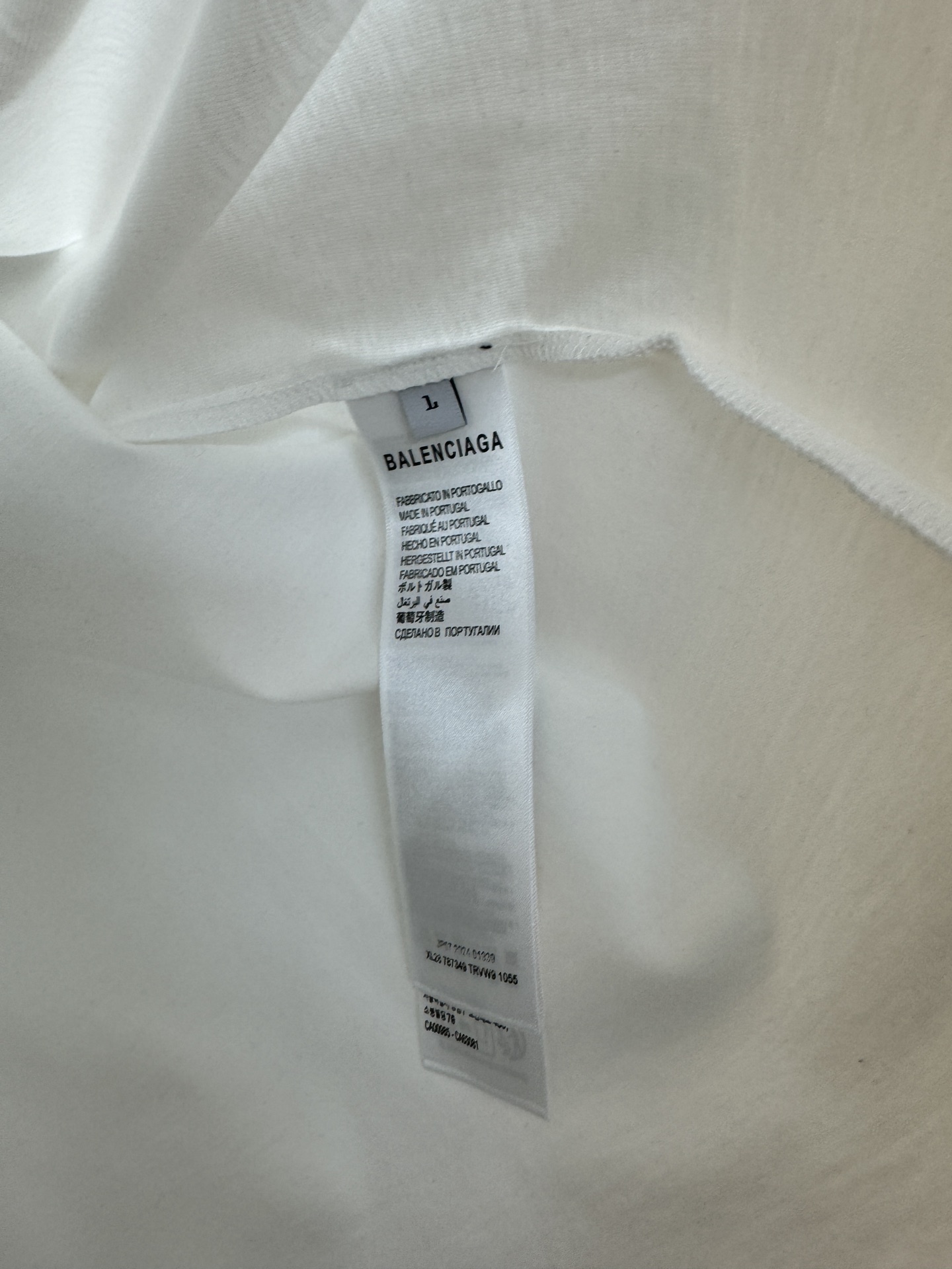 バレンシアガトップススーパーコピー Ｔシャツ トップス プリント 100％綿 短袖 ゆったり ホワイト_7