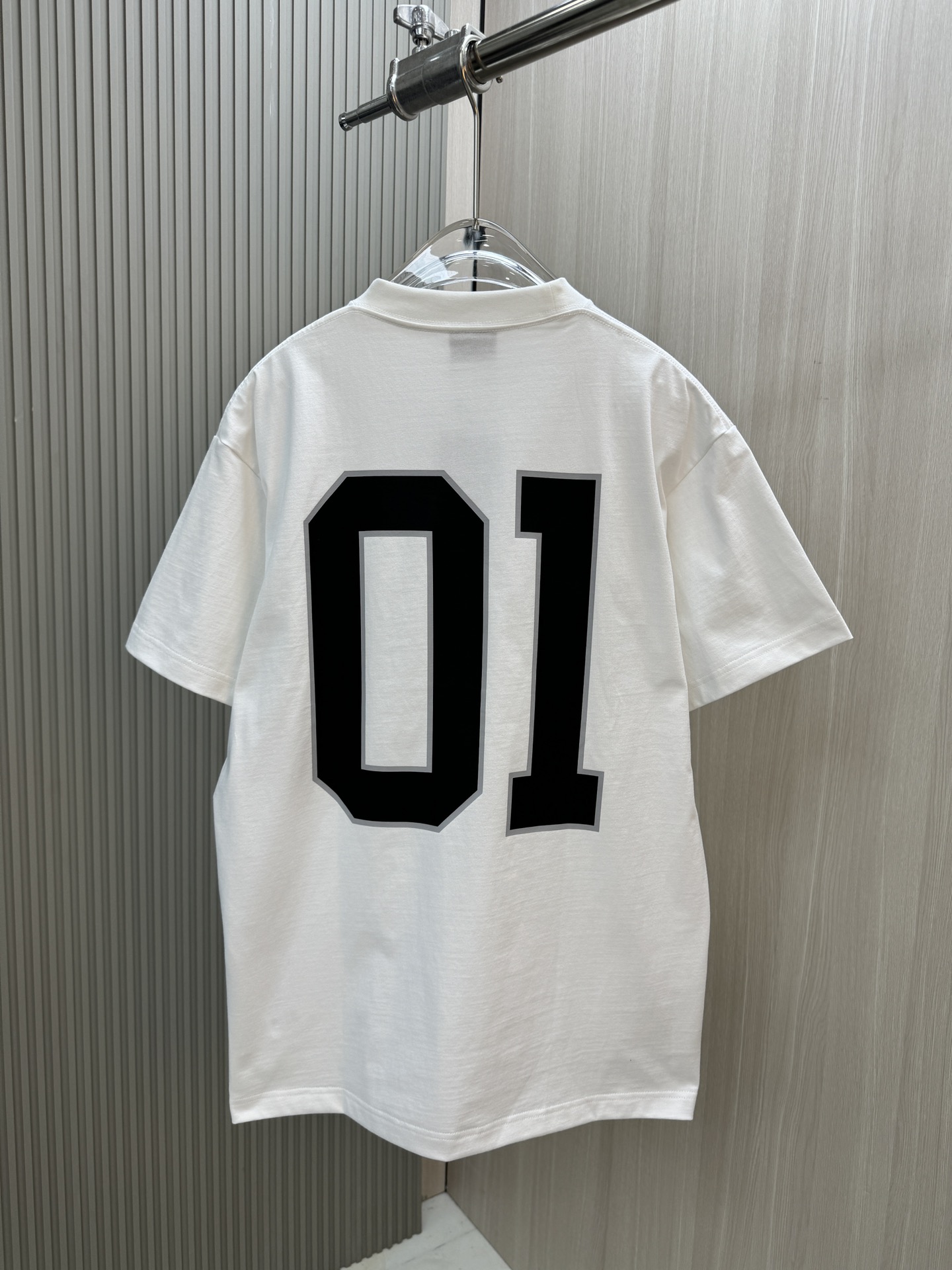 バレンシアガトップススーパーコピー Ｔシャツ トップス プリント 100％綿 短袖 ゆったり ホワイト_8