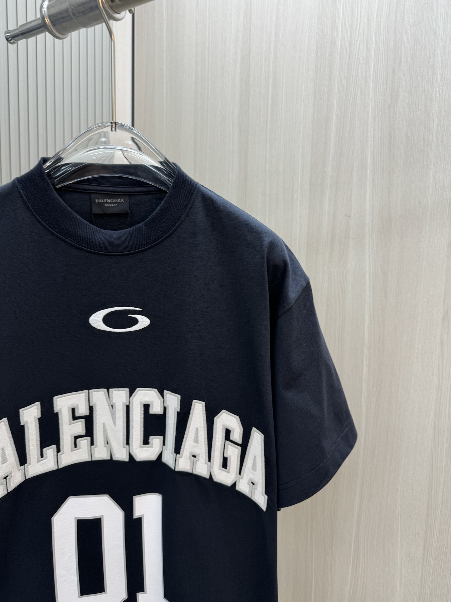 バレンシアガ トップス メンズ偽物 Ｔシャツ トップス プリント 100％綿 短袖 ゆったり ブラック_3