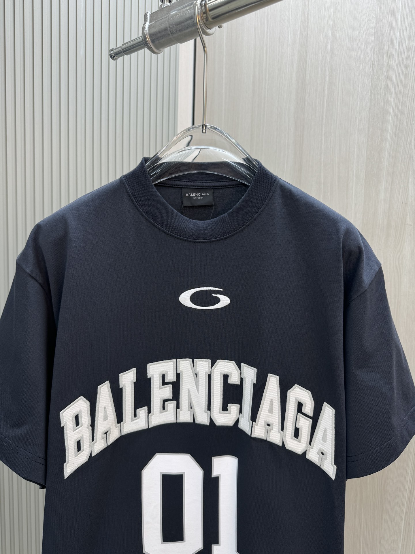 バレンシアガ トップス メンズ偽物 Ｔシャツ トップス プリント 100％綿 短袖 ゆったり ブラック_4