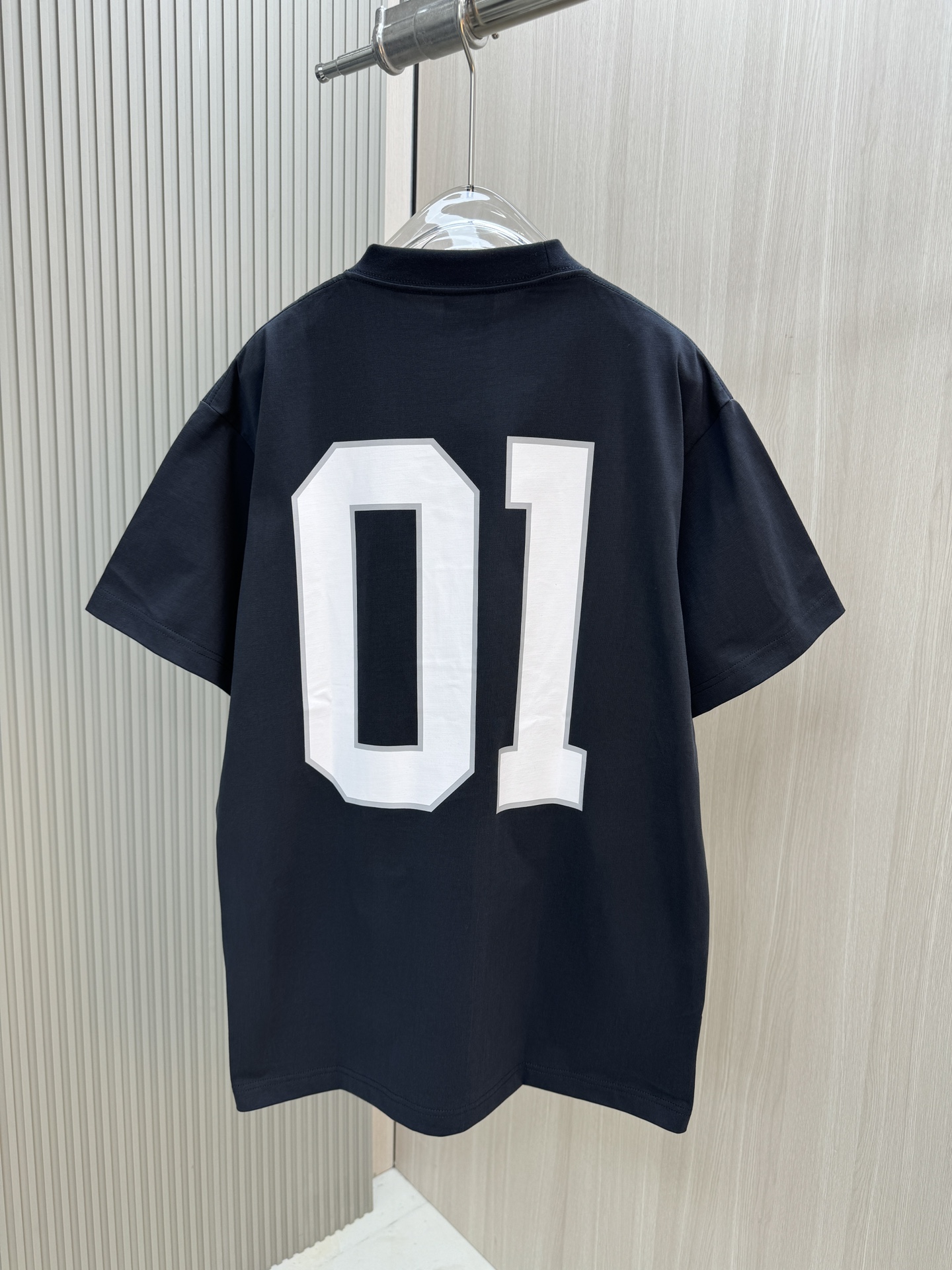 バレンシアガ トップス メンズ偽物 Ｔシャツ トップス プリント 100％綿 短袖 ゆったり ブラック_8