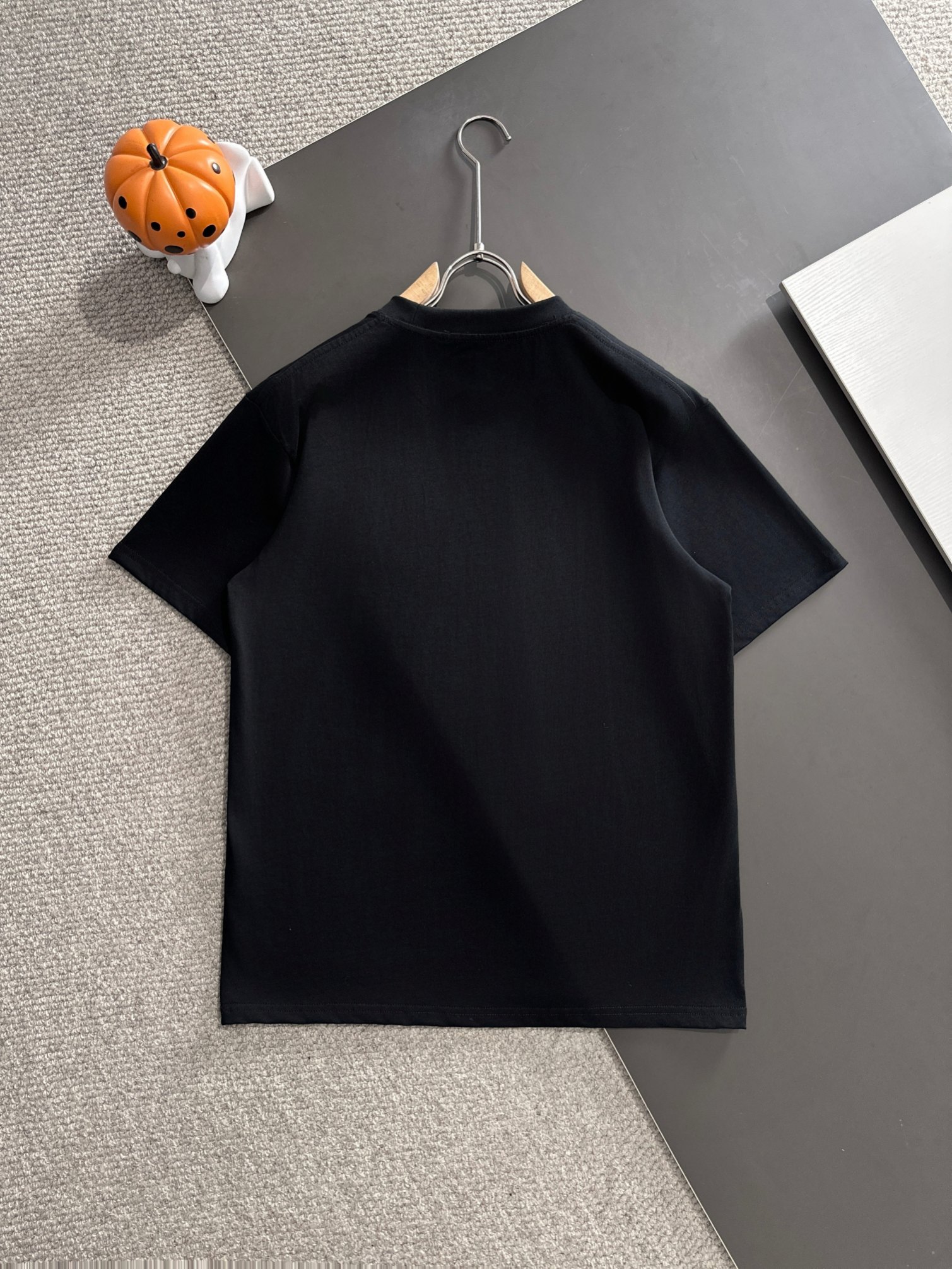 超人気 バレンシアガ 理念コピー プリント 100％綿 短袖tシャツ ゆったり ブラック_8