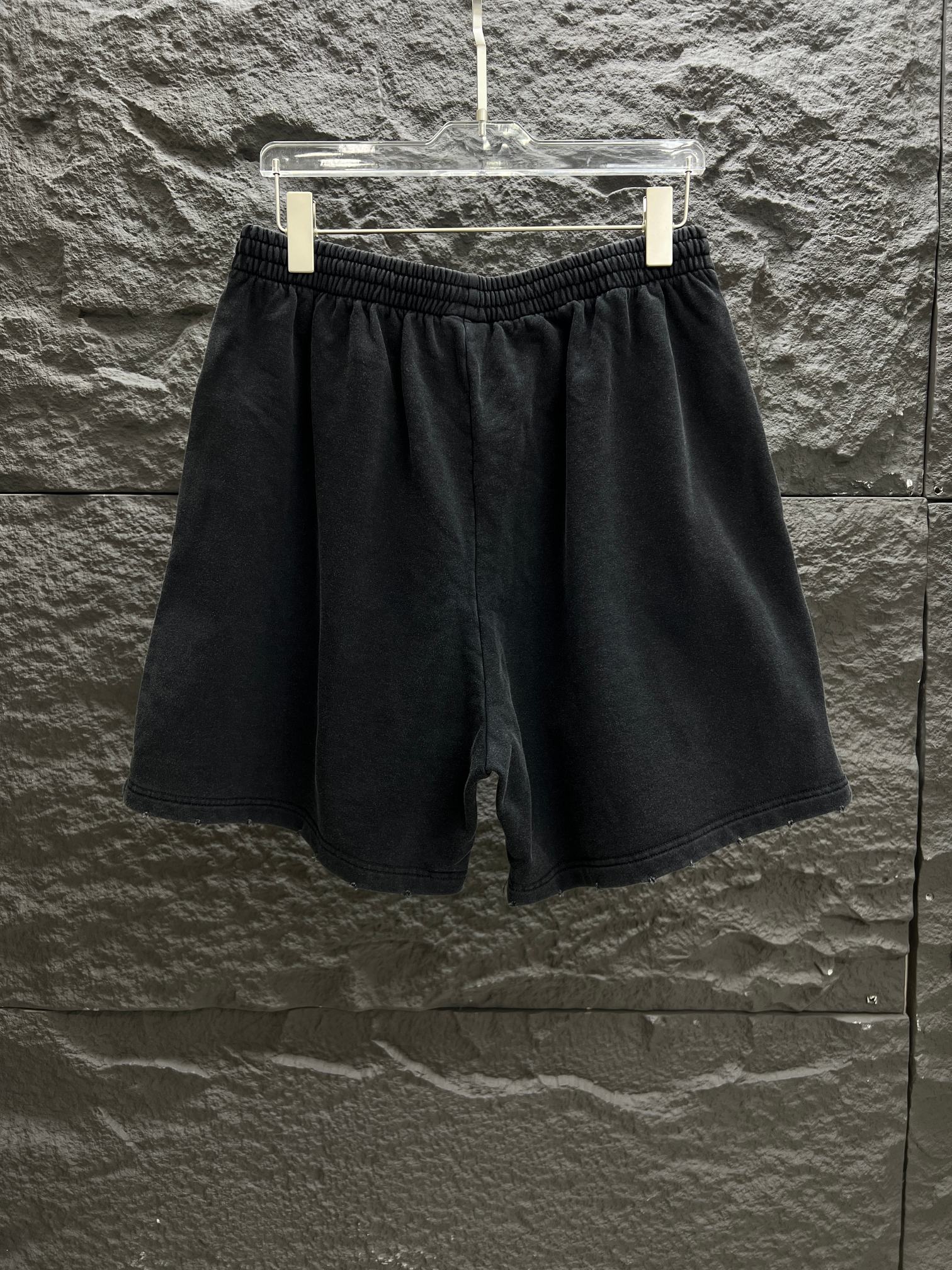 バレンシアガショットパンツＮ級品 カジュアルズボン 純綿 ゆったり 刺繍 運動 ブラック_6