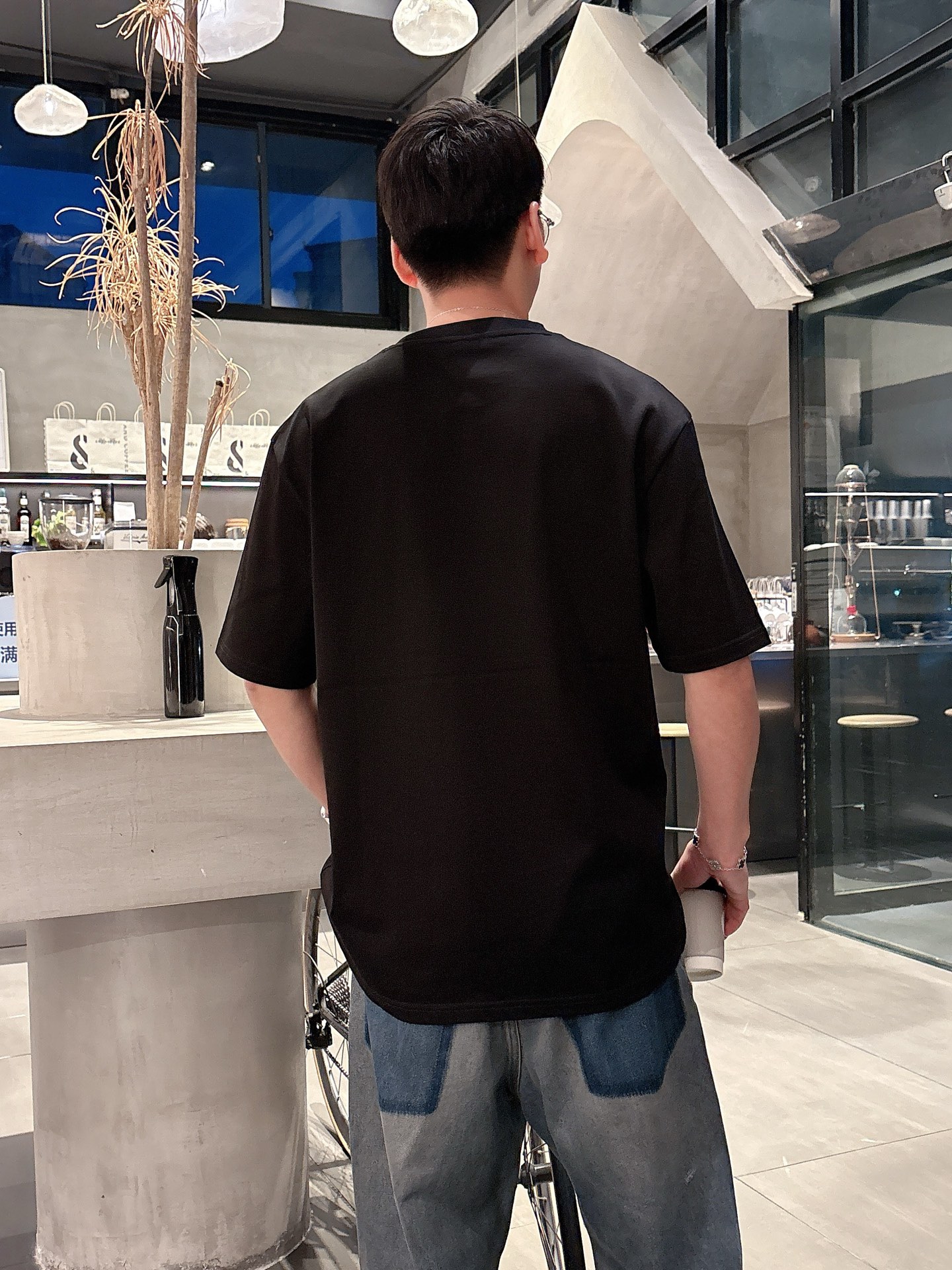 ディオールのtシャツスーパーコピー 純綿 トップス 短袖 ゆったり プリント 柔らかい ブラック_4