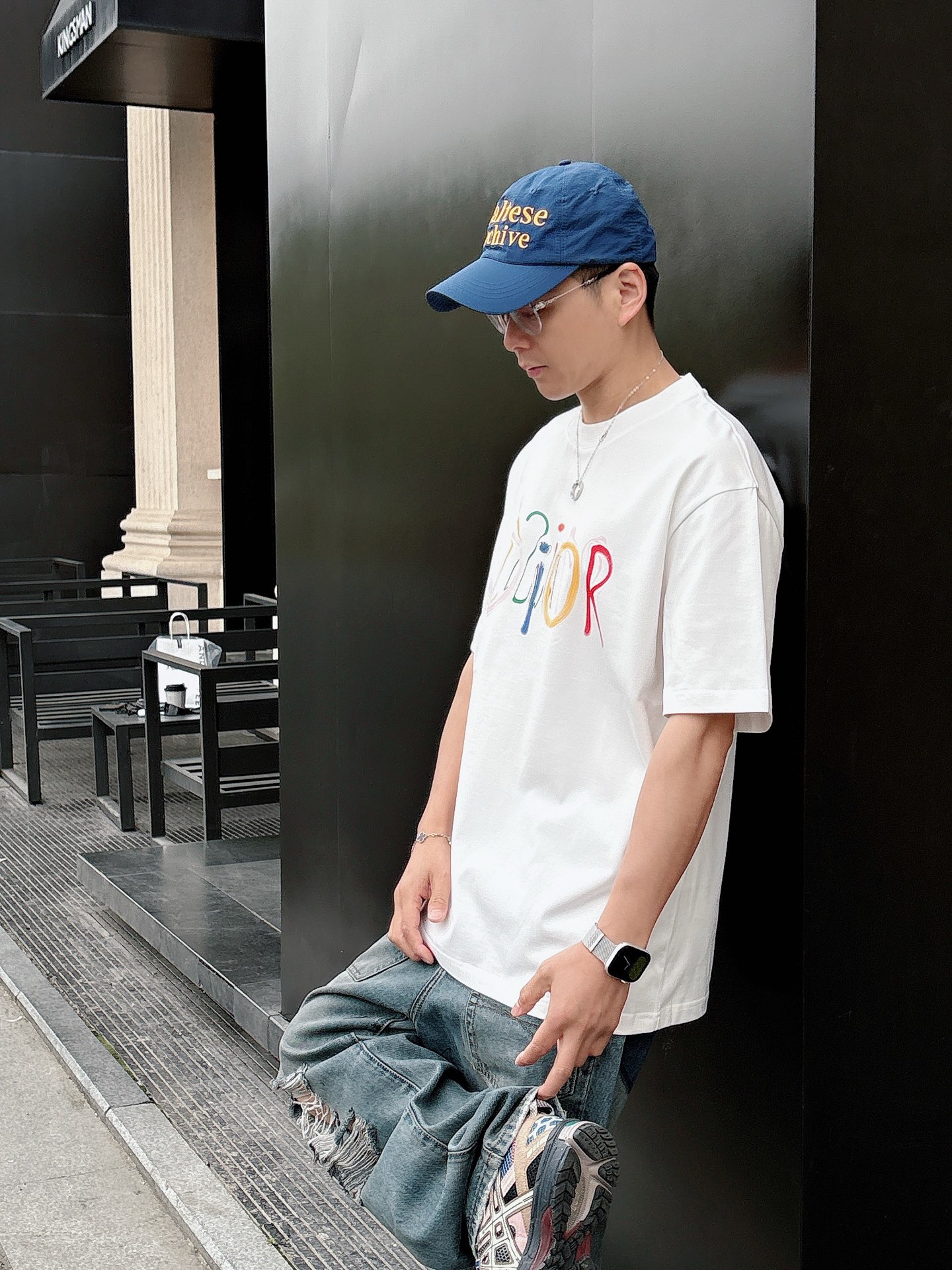 お得品‼ディオール アトリエ tシャツ偽物 純綿 トップス 短袖 ゆったり プリント 柔らかい ホワイト_10
