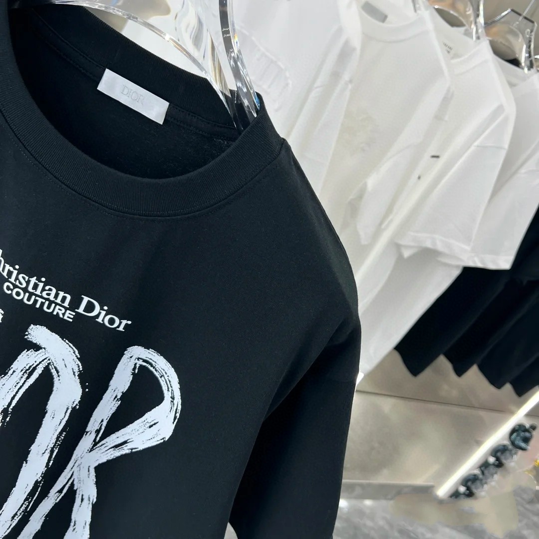 dior atelier tシャツスーパーコピー 純綿 トップス 短袖 ゆったり プリント 柔らかい 2色可選_6