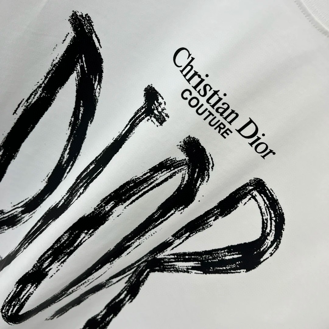 dior atelier tシャツスーパーコピー 純綿 トップス 短袖 ゆったり プリント 柔らかい 2色可選_7