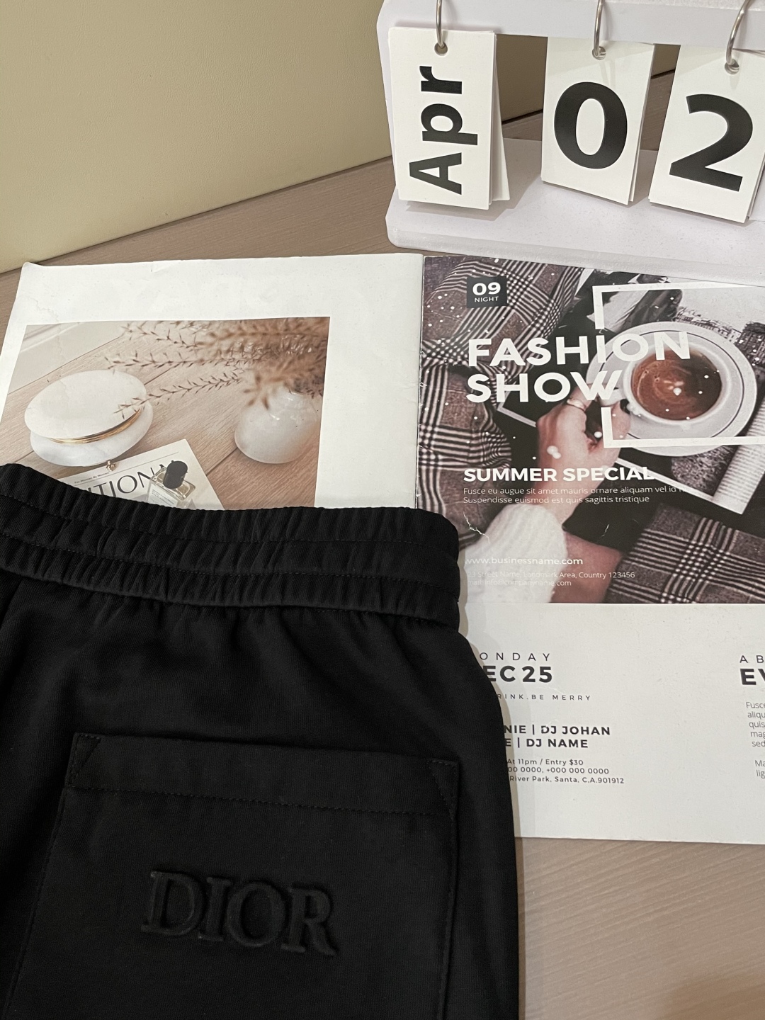 ディオール 短パンスーパーコピー ショットパンツ 春夏新品 ビーチ カジュアル ロゴ刺繍 ブラック_7