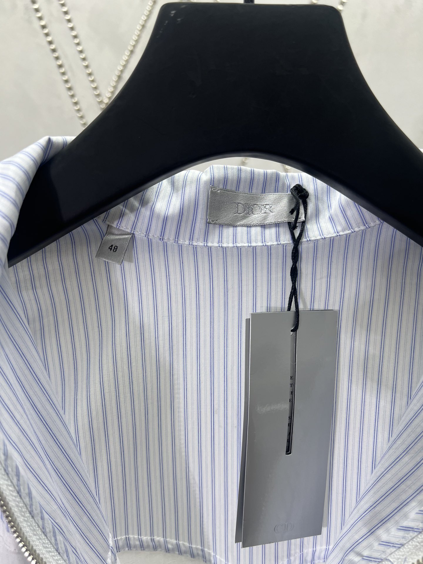 数量限定の爆買 ディオールの服Ｎ級品 トップス 長袖シャツ ビジネス 通勤 シンプル 男女兼用 ブルー_8