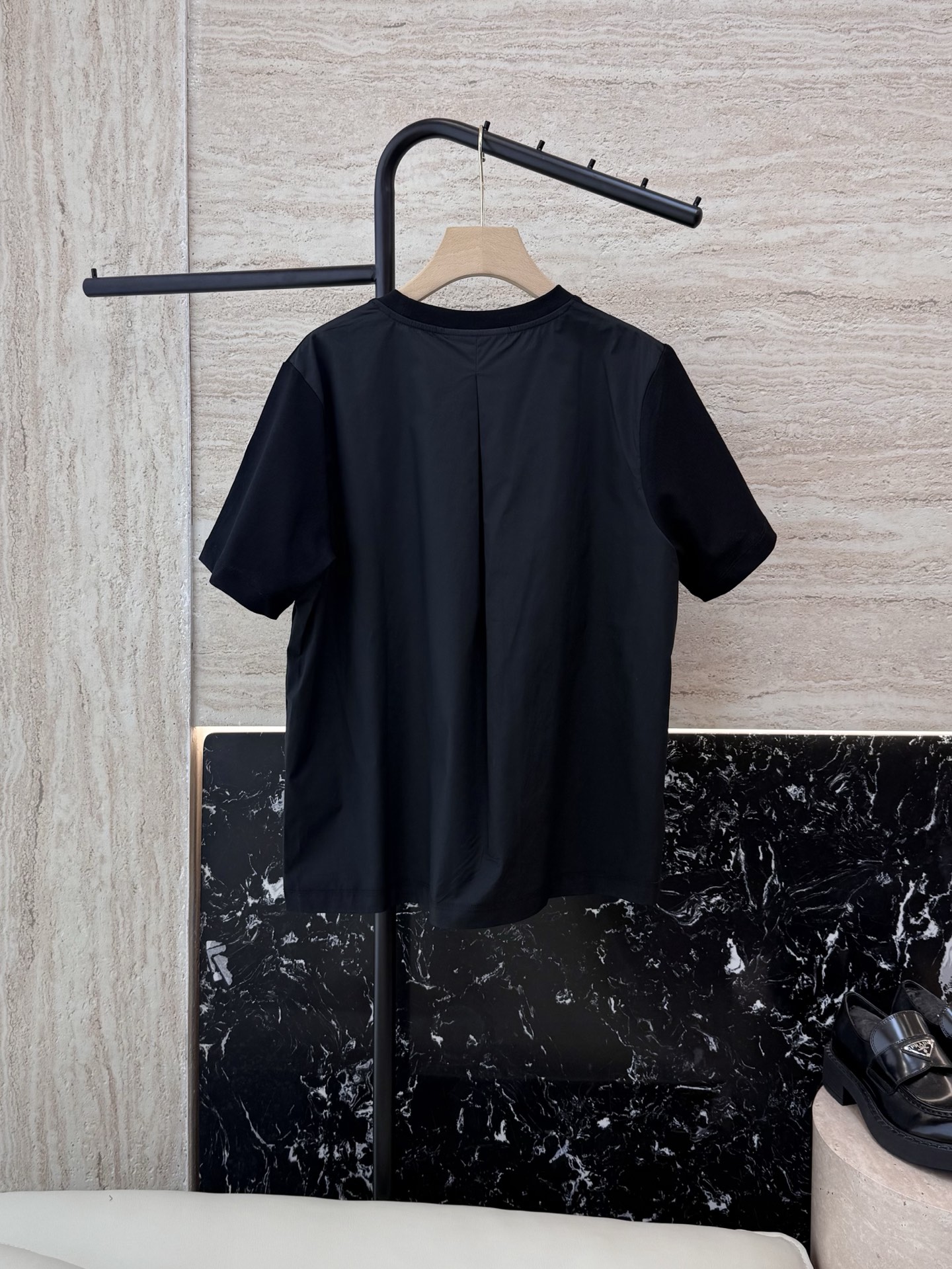 メンズ モンクレールtシャツ偽物 トップス 短袖 プリント 柔軟 綿100％ ブラック_3