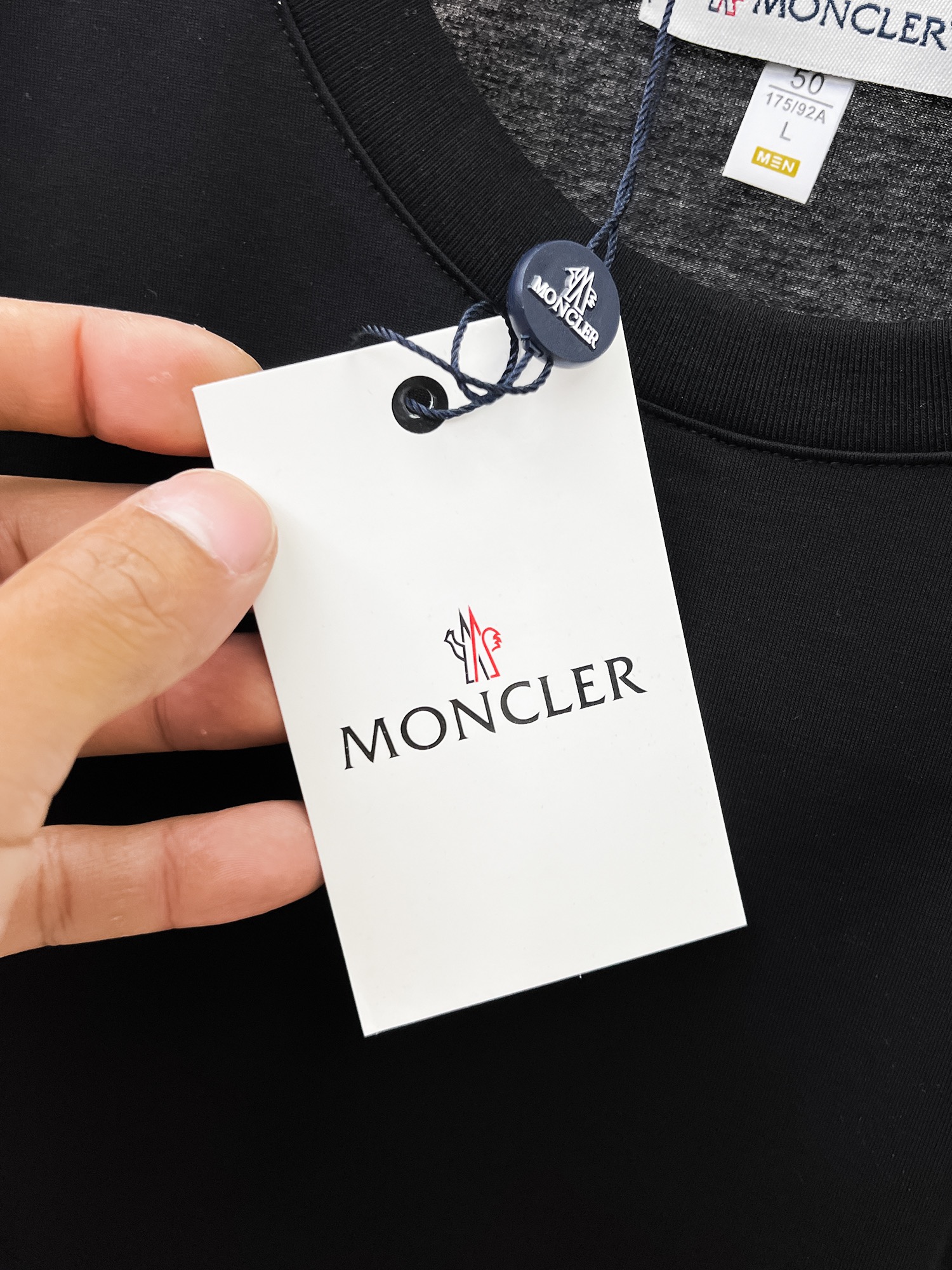 モンクレールtシャツ メンズコピー シンプル プリント トップス 短袖 柔らかい 綿100％ ブラック_5