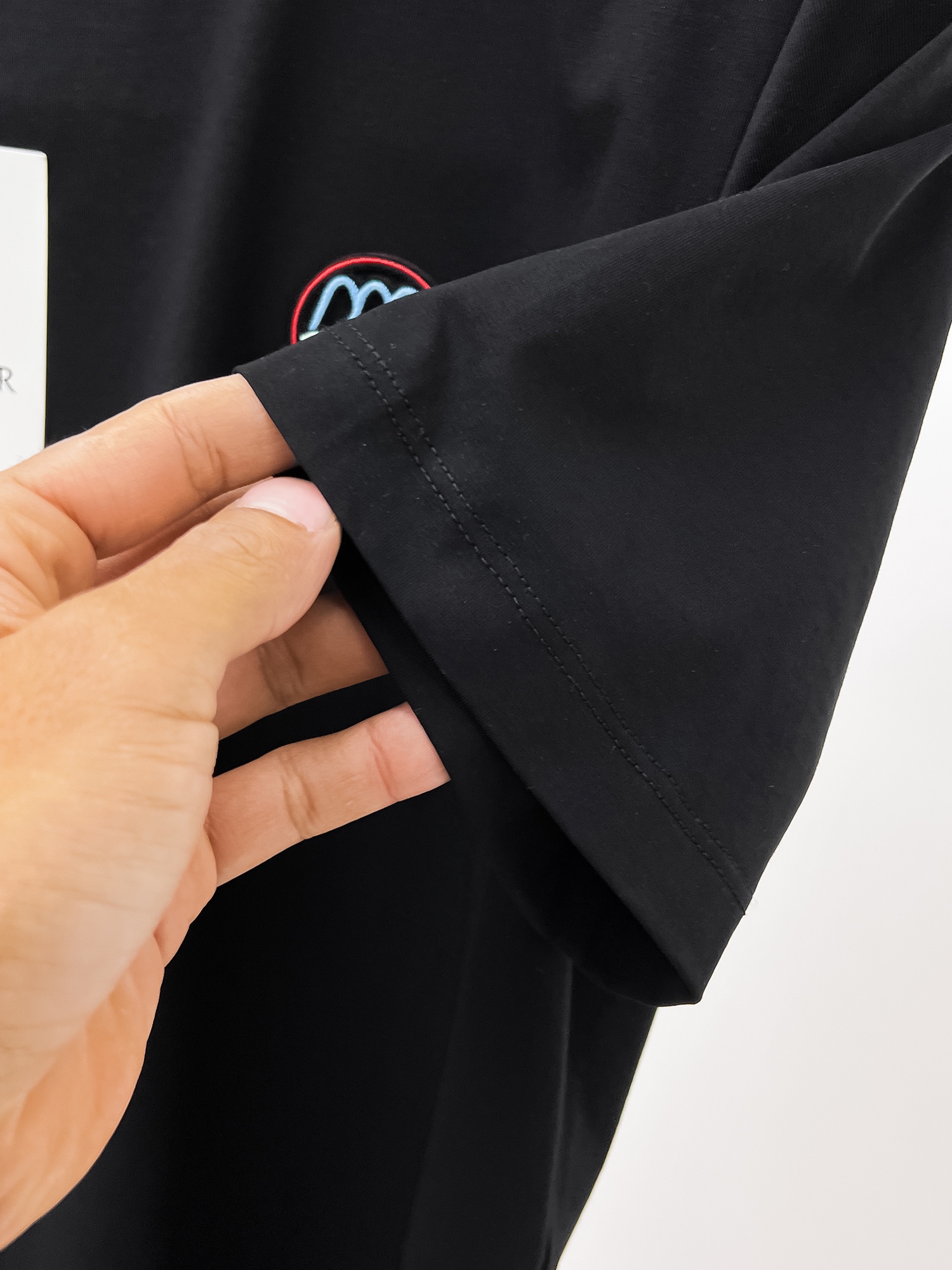 モンクレールtシャツ メンズコピー シンプル プリント トップス 短袖 柔らかい 綿100％ ブラック_6
