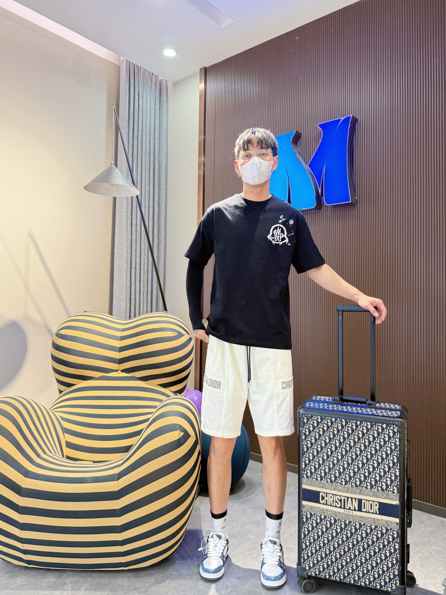 モンクレールtシャツ サイズ感スーパーコピー 柔らかい 綿100％ プリント トップス 短袖 ブラック_7