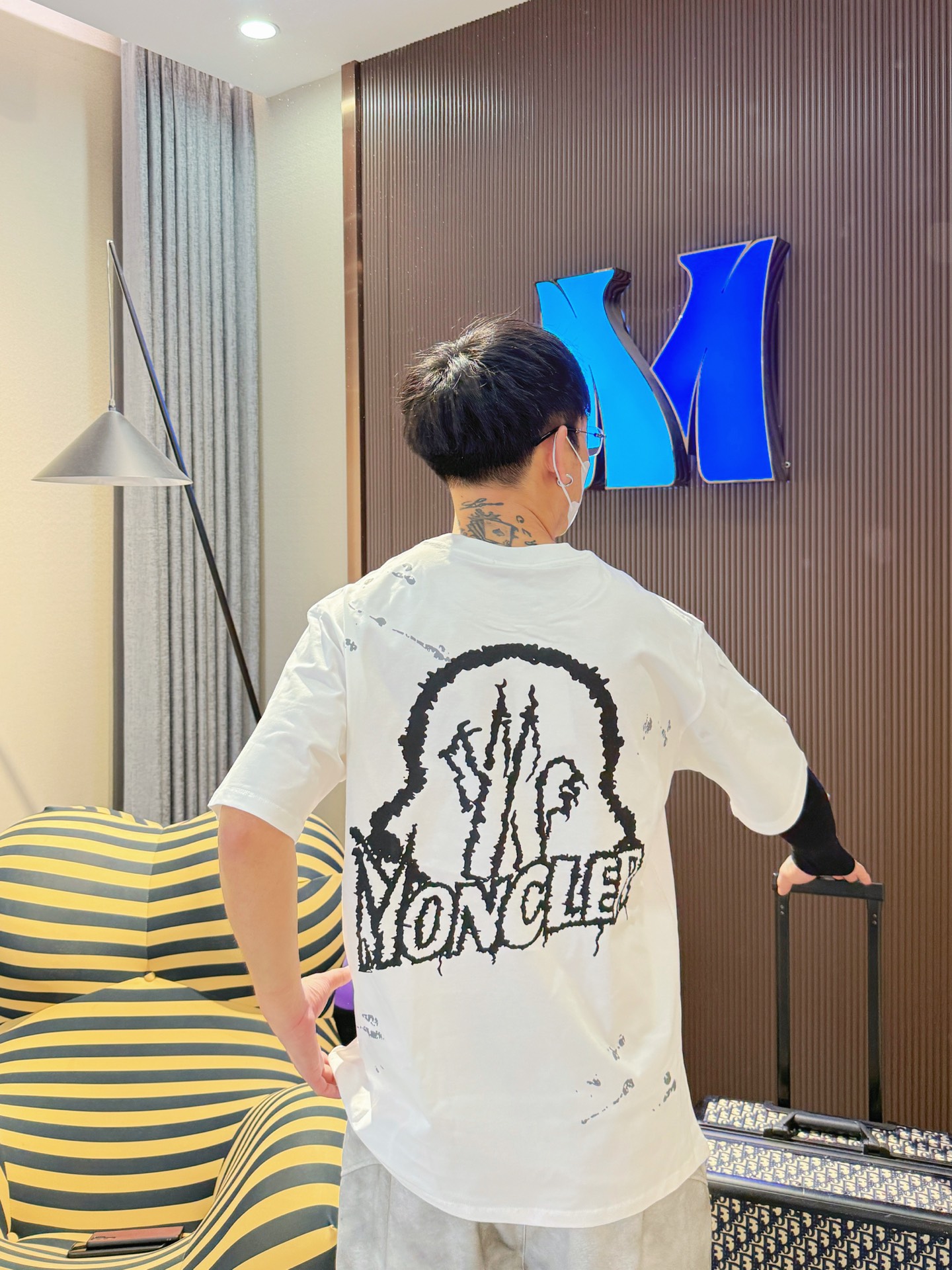 モンクレールtシャツ コーデ偽物 柔らかい 綿100％ プリント トップス 短袖 ホワイト_4
