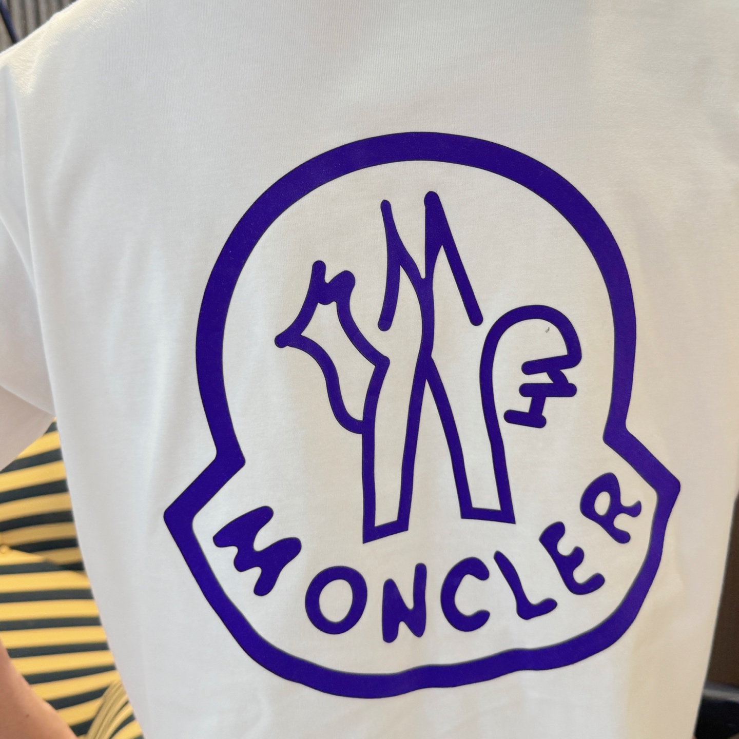 tシャツ モンクレール メンズ偽物 なつ服 柔らかい 綿100％ プリント トップス 短袖 ホワイト_9