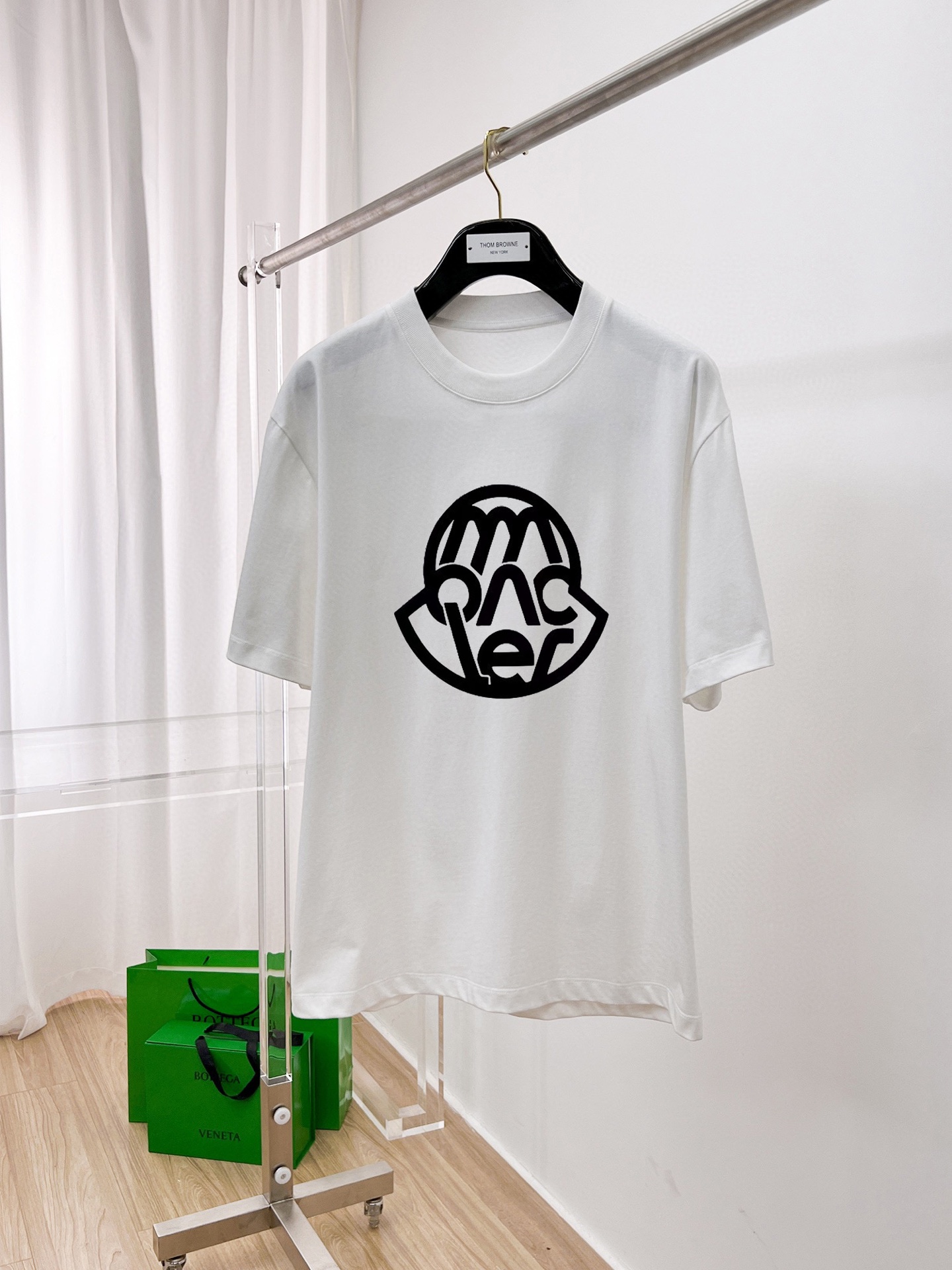 メルカリ モンクレール tシャツスーパーコピー 綿100％ プリント トップス 短袖 ファッション 2色可選_1