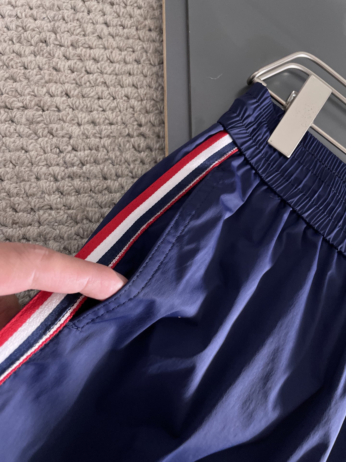 モンクレール パンツ サイズ表偽物 柔軟 運動  綿100％ カジュアルズボン 通気性いい ブルー_6