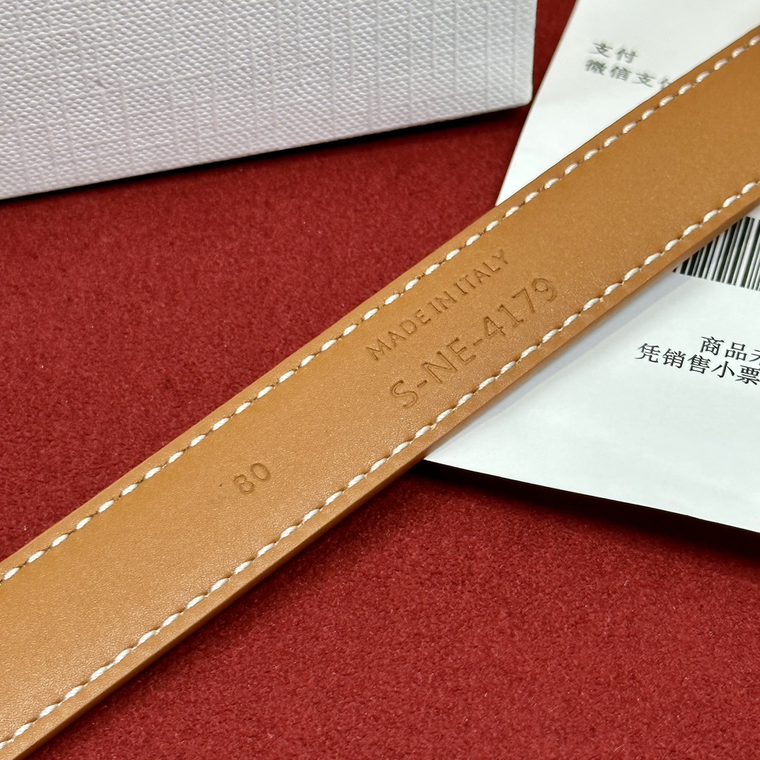 個性的なセリーヌのイメージスーパーコピー ベルト 本革 レザー 優雅レディ 細い ファッション 通勤 ブラウン_5