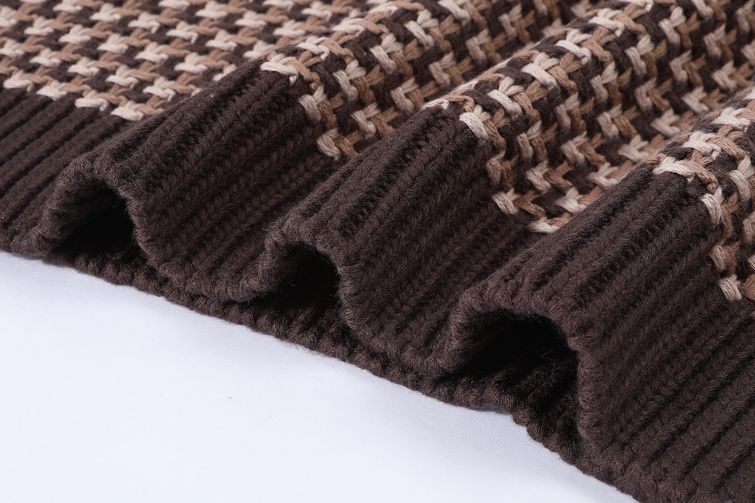 ルイヴィトンセーター偽物 ニット ゆったり 無袖 100％綿 刺繍 シンプル ブラウン_6