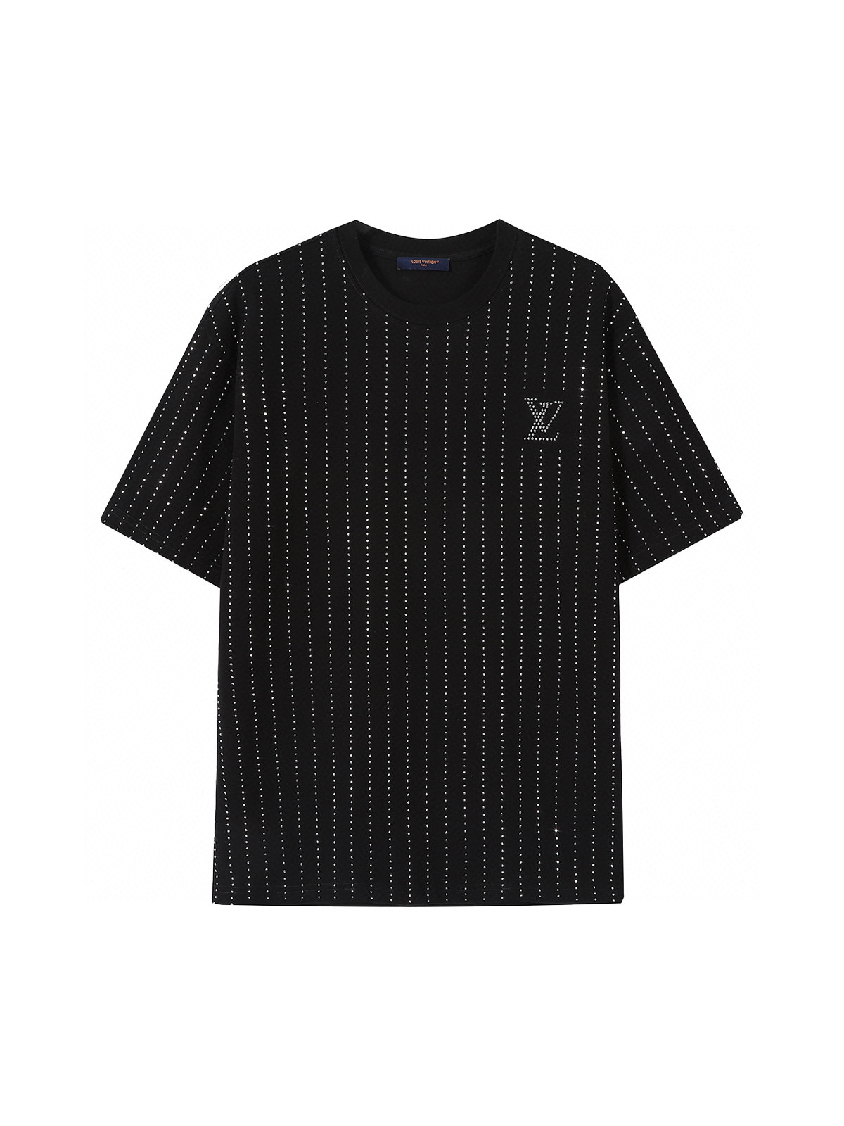 レディース ルイヴィトンtシャツスーパーコピー トップス 短袖 100％綿 シンプル ブラック_2
