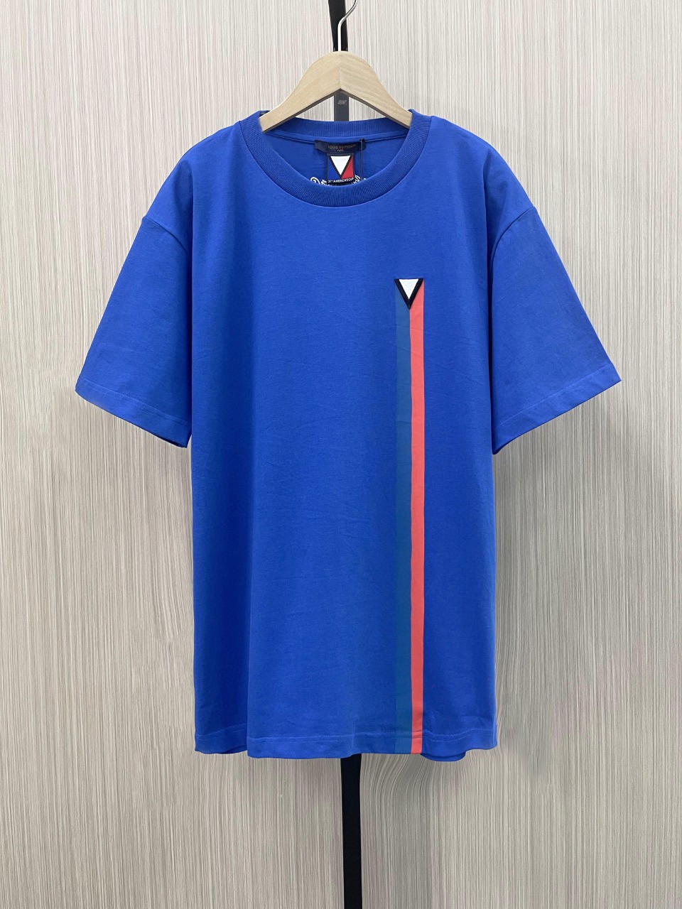 ルイヴィトン tシャツ チェーンスーパーコピー  純綿 トップス 短袖 柔らかい ブルー_2