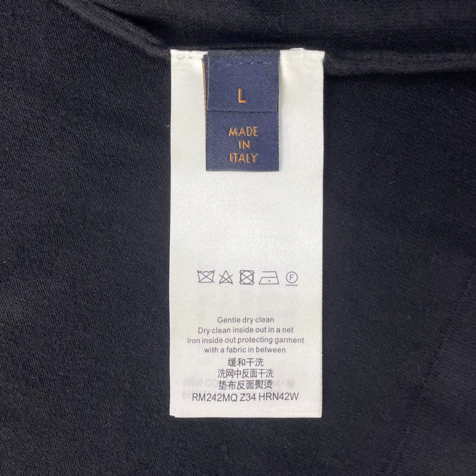 人気流行品 ルイヴィトンtシャツ メンズコピー  純綿 トップス 短袖 柔らかい ブラック_7