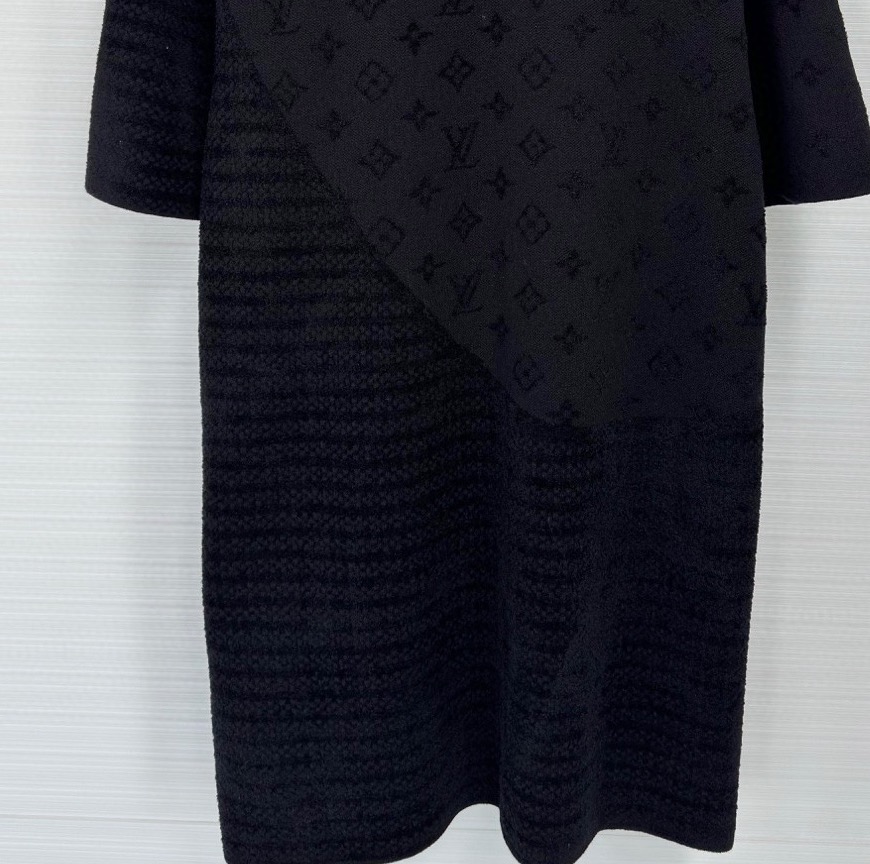 超激得の新品 レディース ルイヴィトン tシャツ 新作偽物  純綿 トップス 短袖 柔らかい ブラック_6