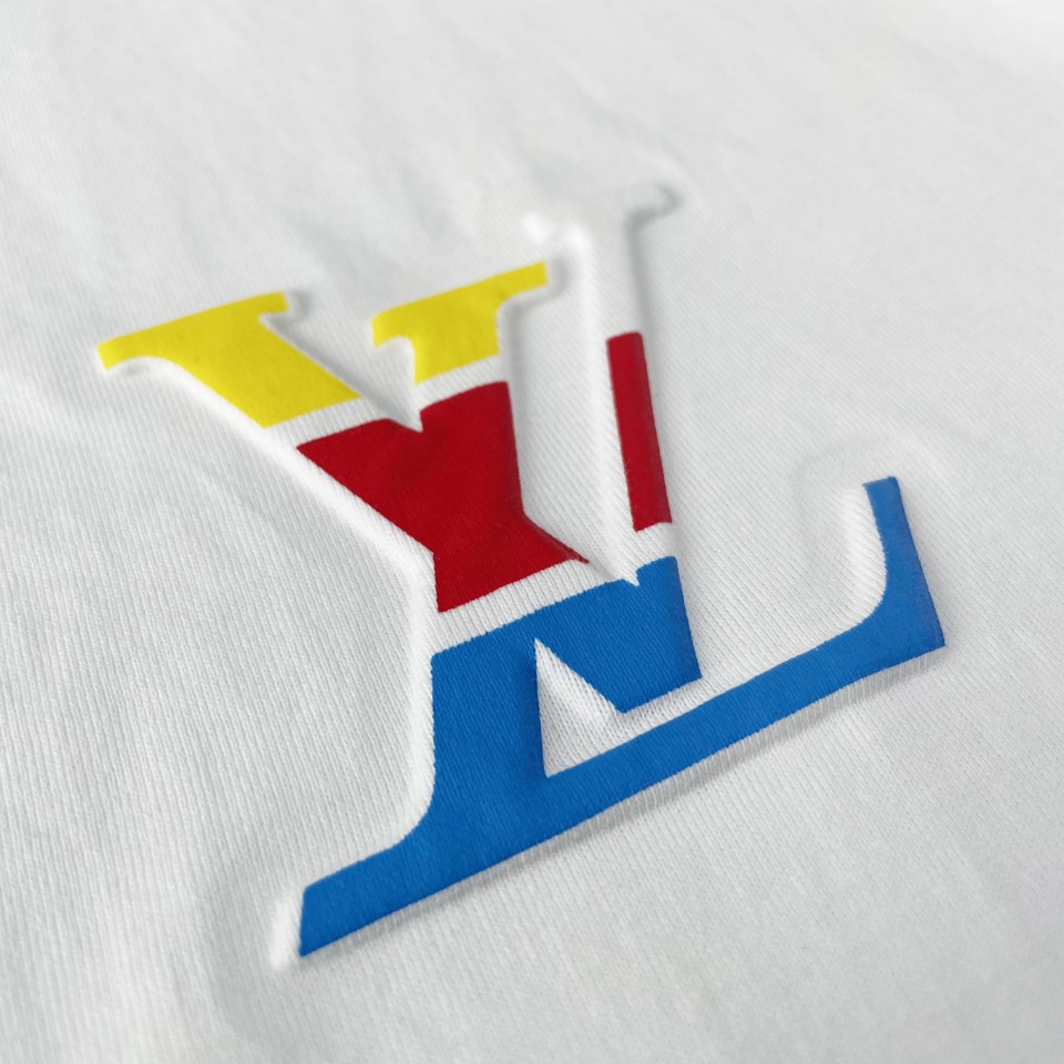 メンズ ルイヴィトン tシャツスーパーコピー 純綿 トップス 短袖 柔らかい シンプル ホワイト_3