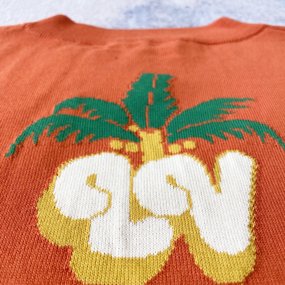 ルイヴィトン tシャツメンズ偽物 純綿 トップス 短袖 柔らかい プリント シンプル オレンジ色_6
