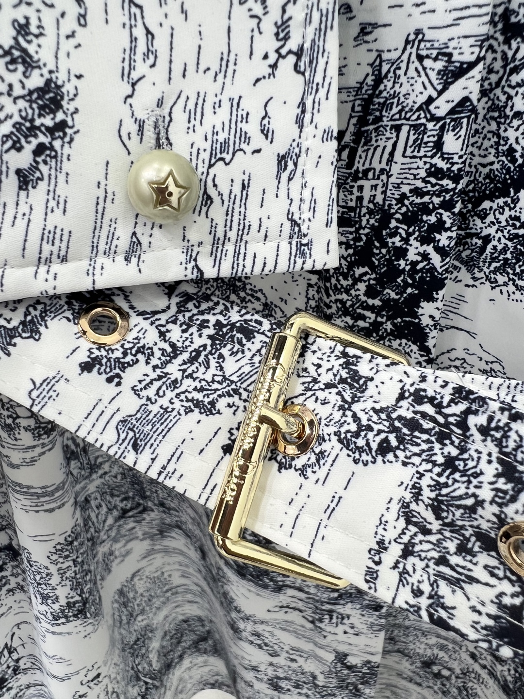 dior スカートコピー ワンピース 長袖 柔らかい 優雅レディ プリント 高級感 グレー_5