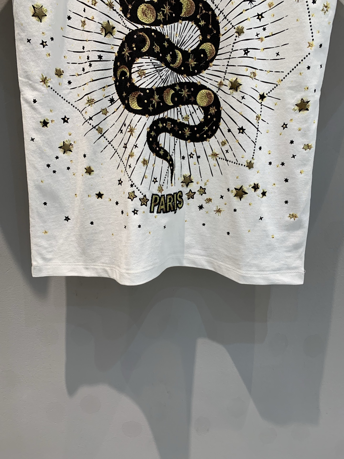 ディオール アトリエ tシャツスーパーコピー トップス 半袖 綿 ゆったり 柔らかい ホワイト_4