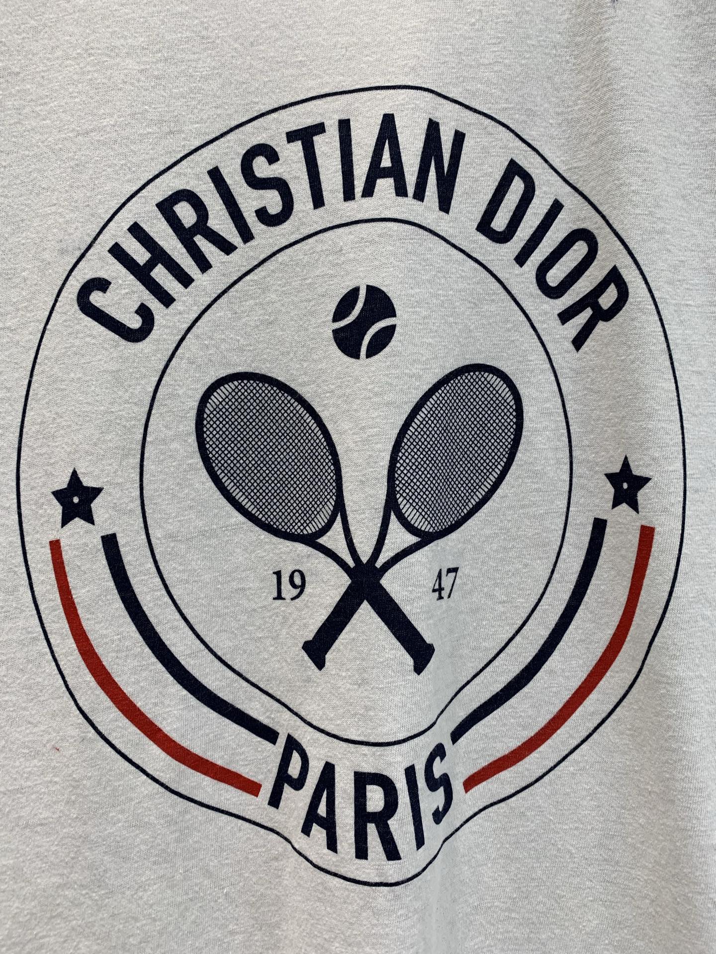 夏新作 dior クマ tシャツ偽物 トップス 半袖 綿 ゆったり プリント ホワイト_6