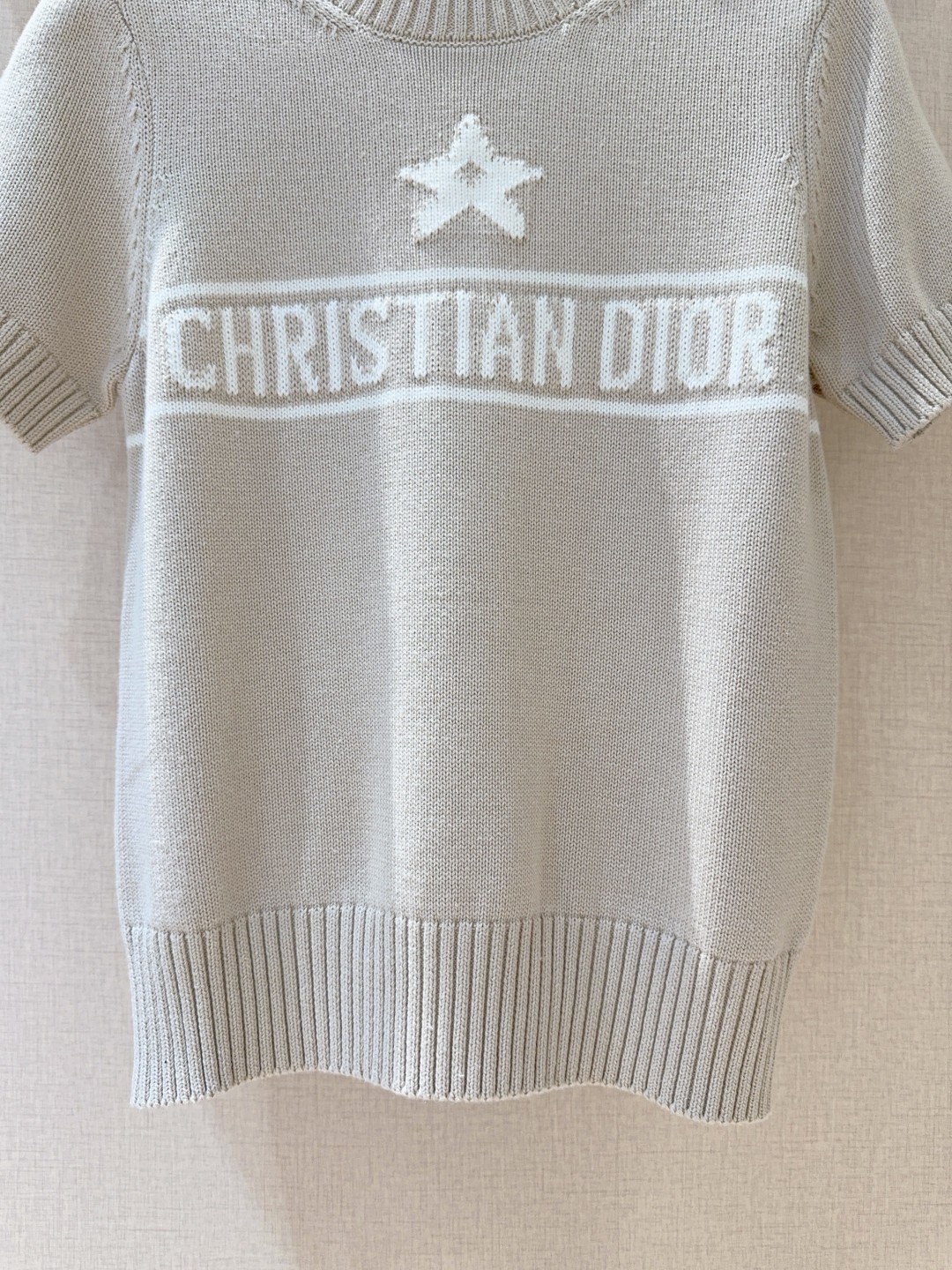 ディオール tシャツ サイズ感スーパーコピートップス 半袖 綿 ゆったり プリント DF1068 ホワイト_3